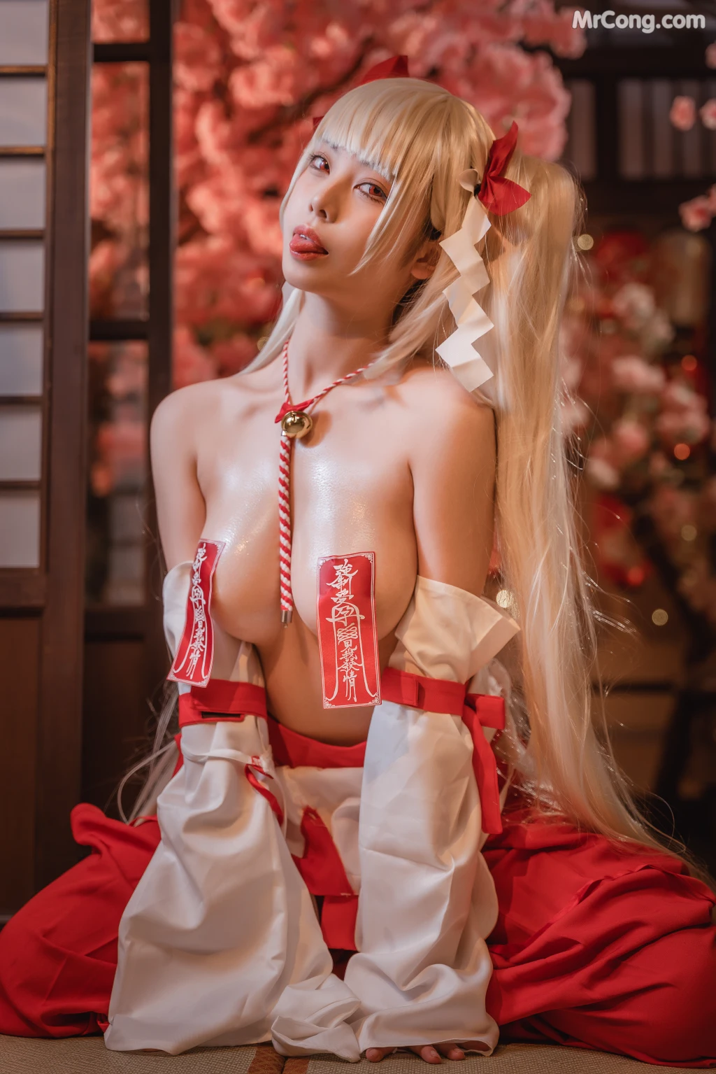 Coser@蜜汁猫裘 Vol.084: 可畏巫女 (50 photos + 4 videos) – Page 2