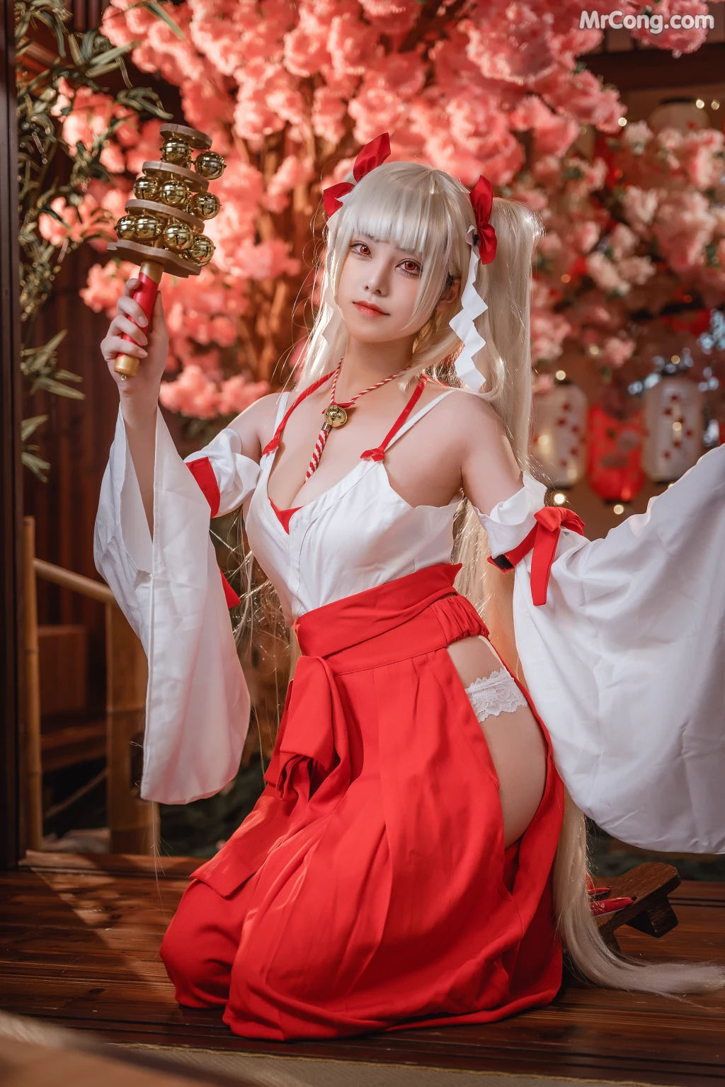 Coser@蜜汁猫裘 Vol.084: 可畏巫女 (50 photos + 4 videos) – Page 3