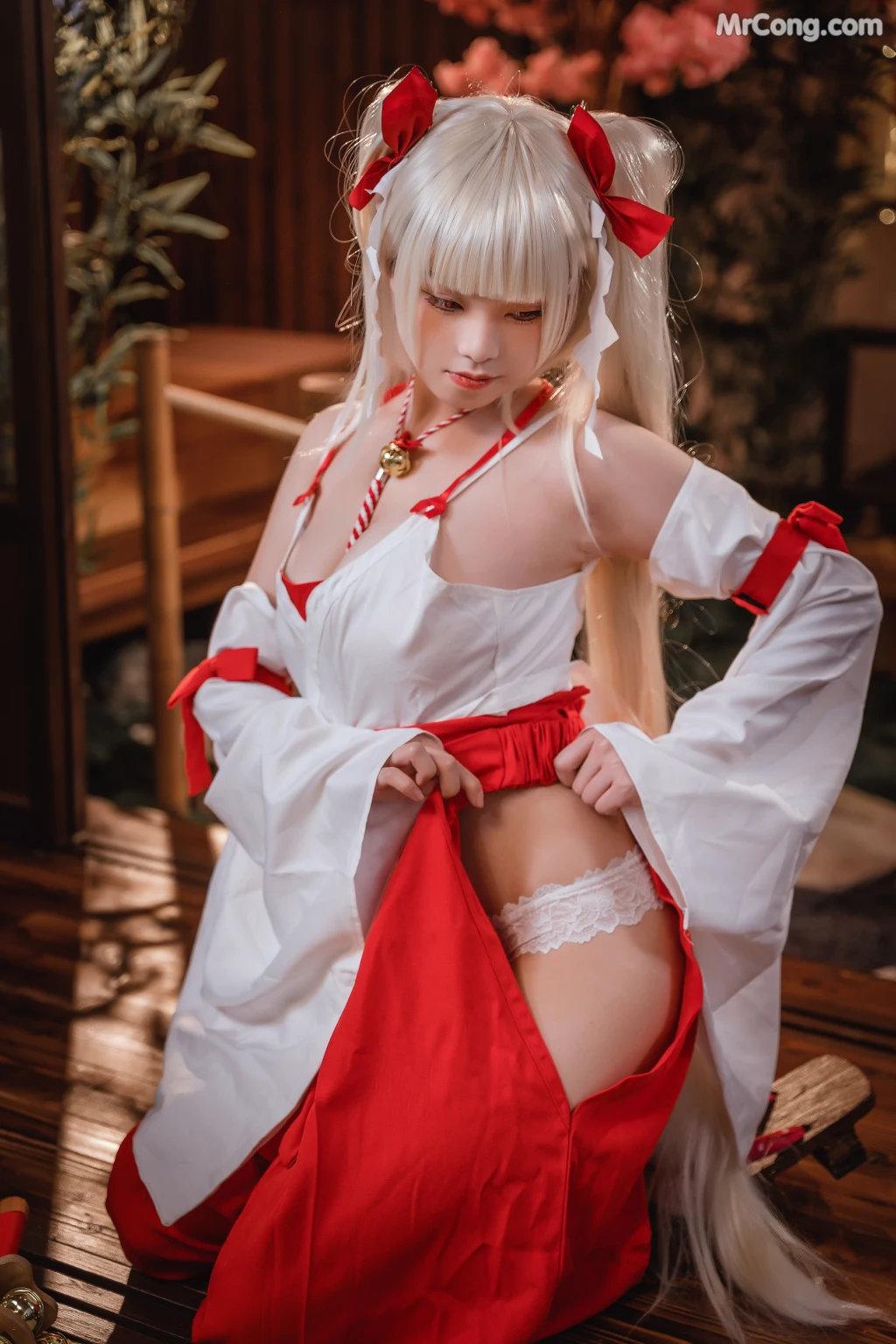 Coser@蜜汁猫裘 Vol.084: 可畏巫女 (50 photos + 4 videos) – Page 5
