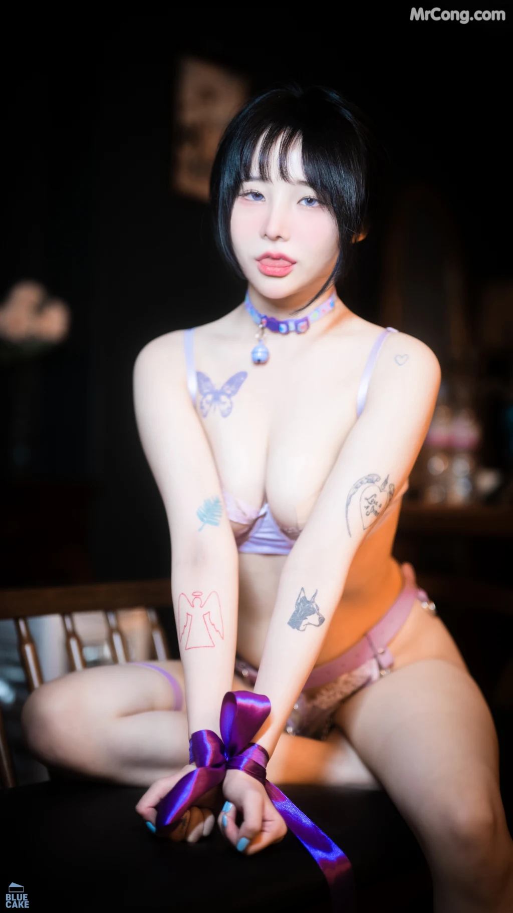 [BLUECAKE] Yeji (예지): Cat Play (68 photos) – Page 6