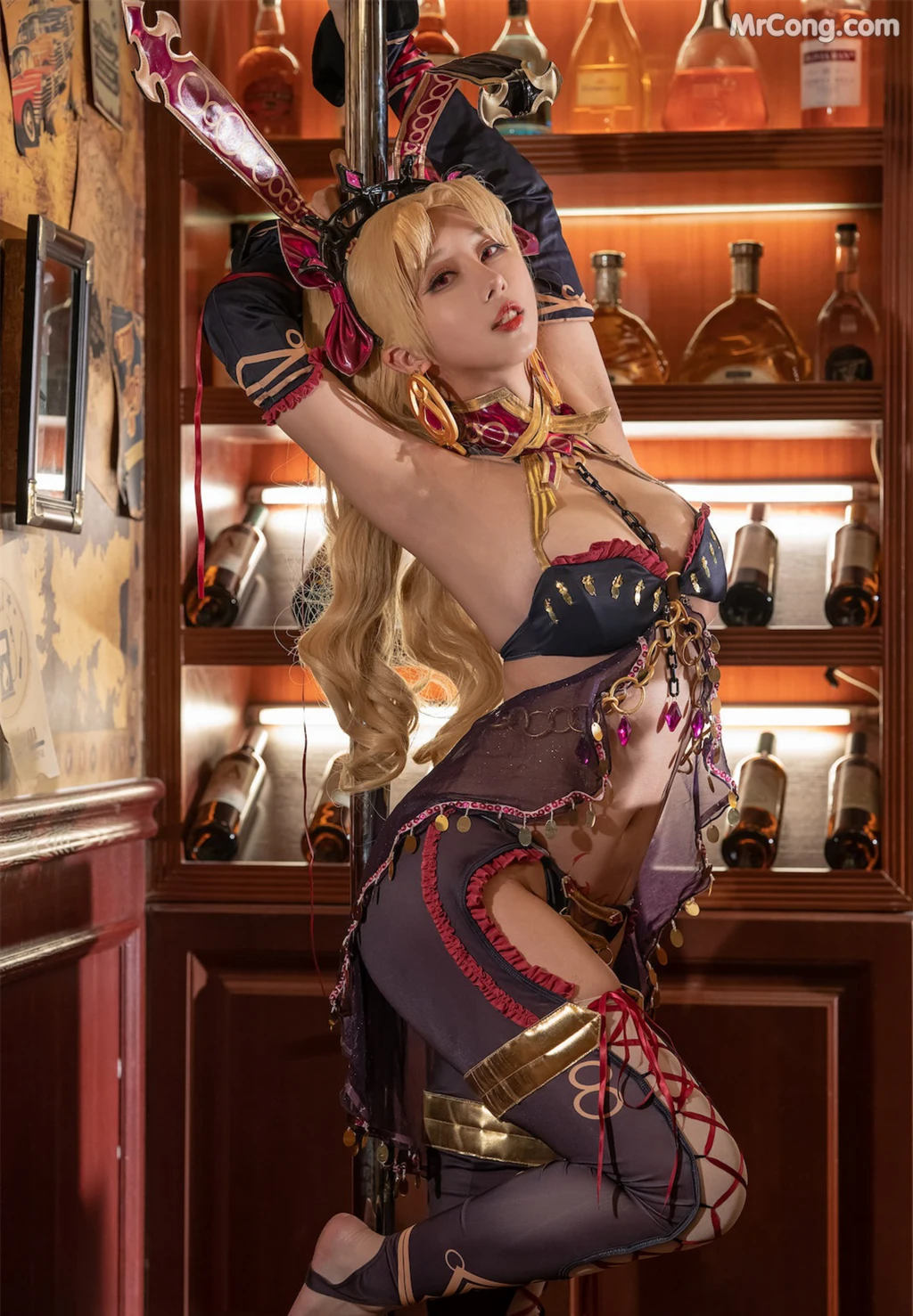 Coser@云溪溪 (Yunx1x1) Vol.022: 奶桃 枪凛同人兔女郎 (40 photos + 5 videos)