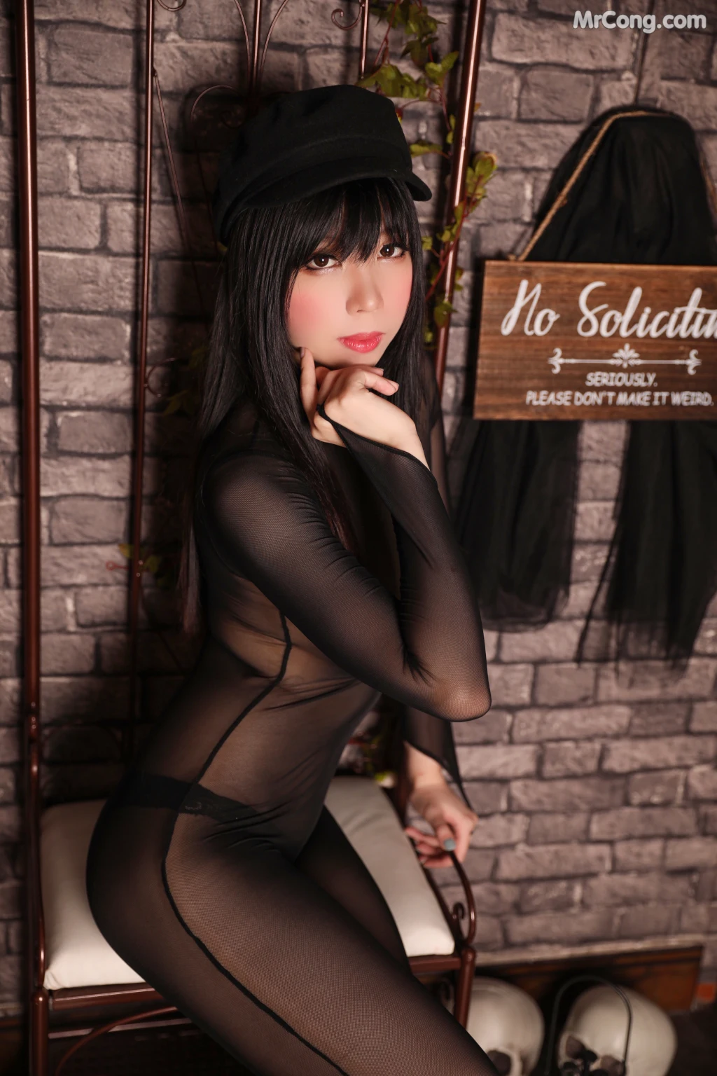 Coser@Kano Nozomi (鹿野希) Vol.03: 黑丝套装 (151 photos) – Page 6
