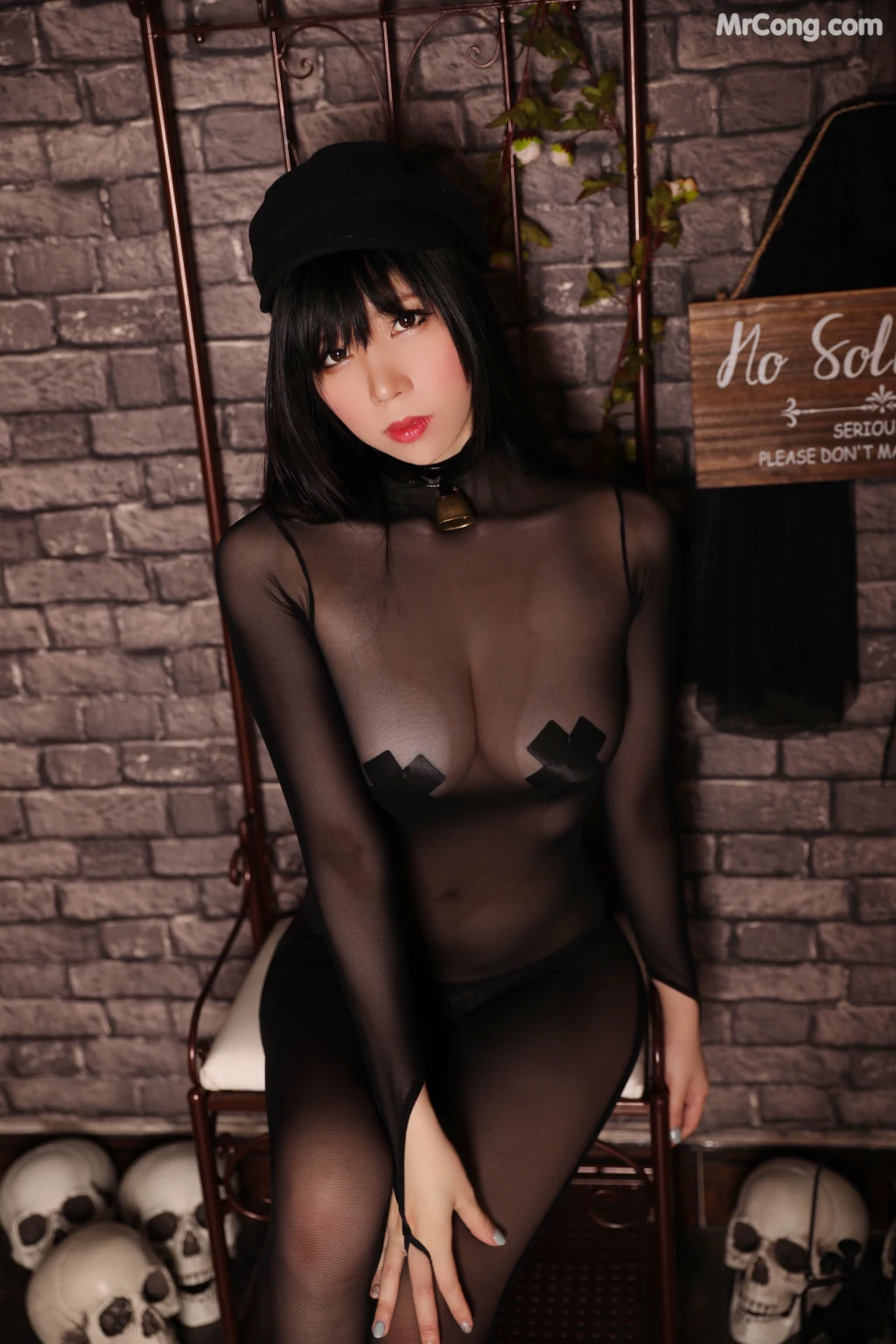 Coser@Kano Nozomi (鹿野希) Vol.03: 黑丝套装 (151 photos) – Page 8