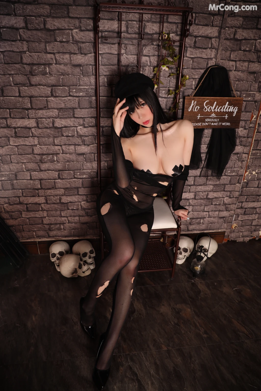Coser@Kano Nozomi (鹿野希) Vol.03: 黑丝套装 (151 photos) – Page 13