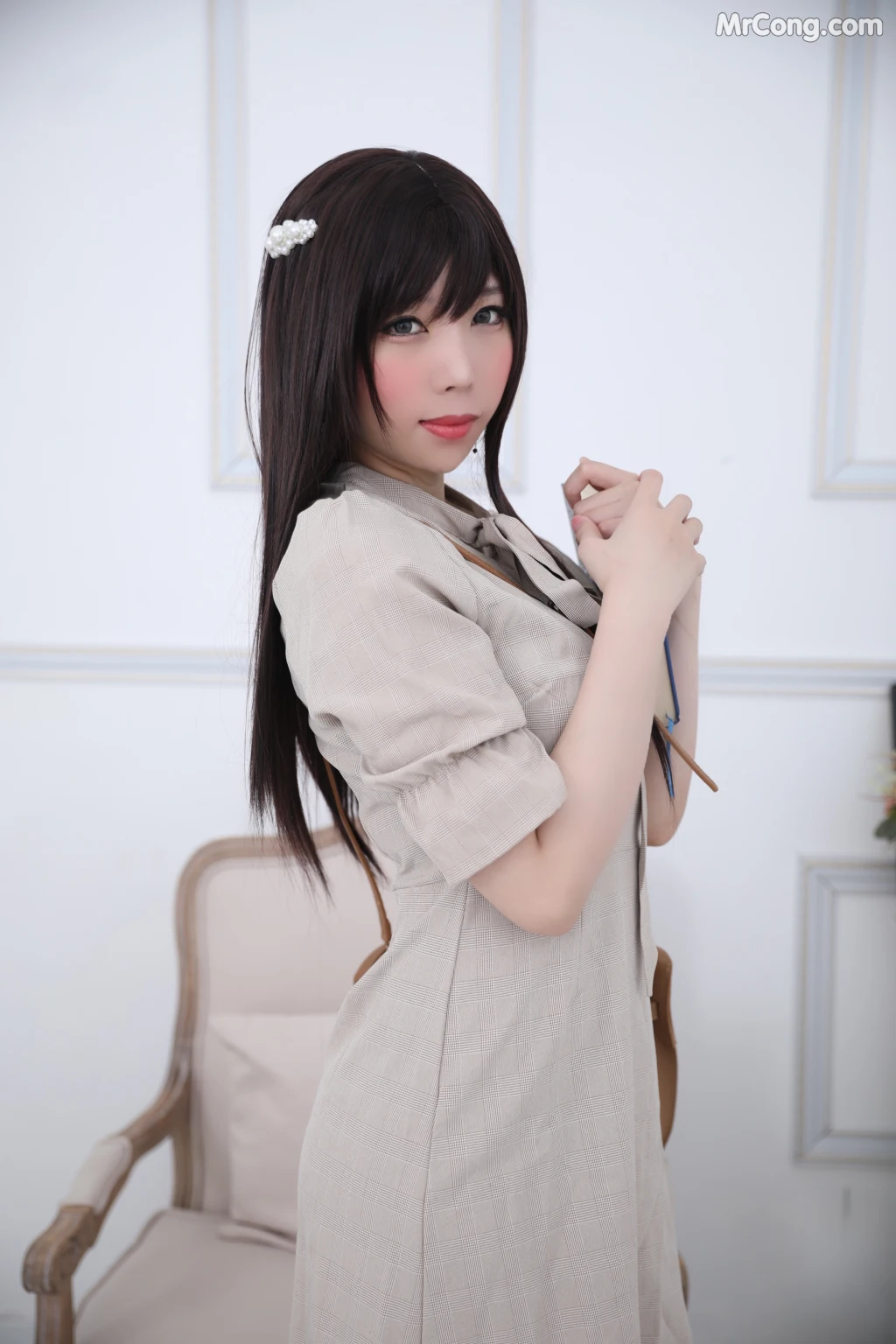 Coser@Kano Nozomi (鹿野希) Vol.04: 格子衬衫 (216 photos)