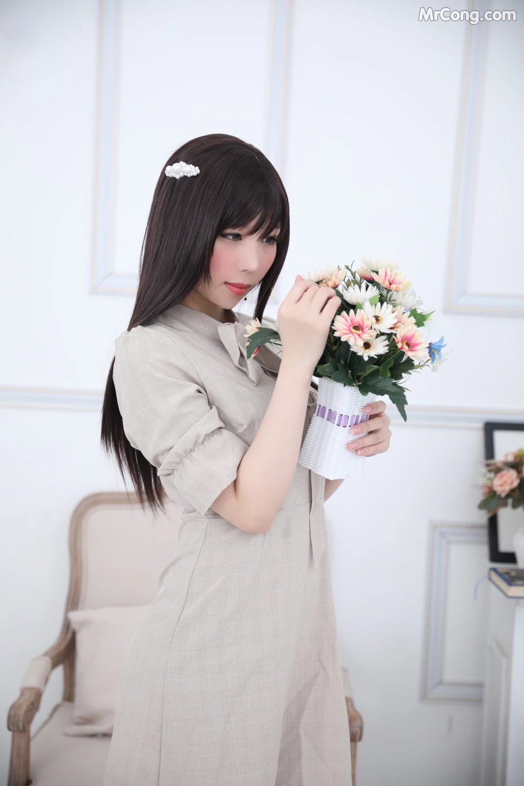Coser@Kano Nozomi (鹿野希) Vol.04: 格子衬衫 (216 photos)