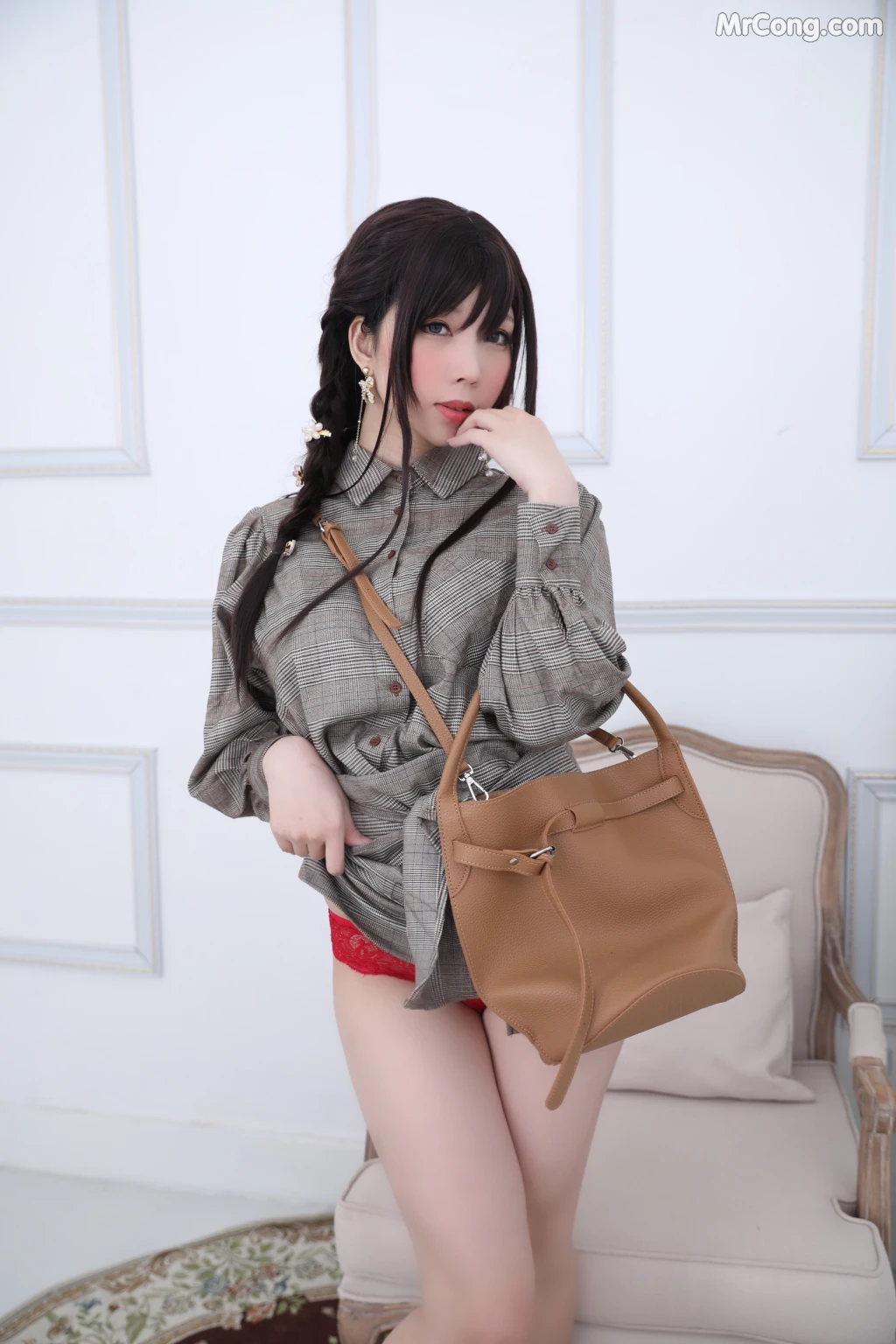 Coser@Kano Nozomi (鹿野希) Vol.04: 格子衬衫 (216 photos) – Page 16