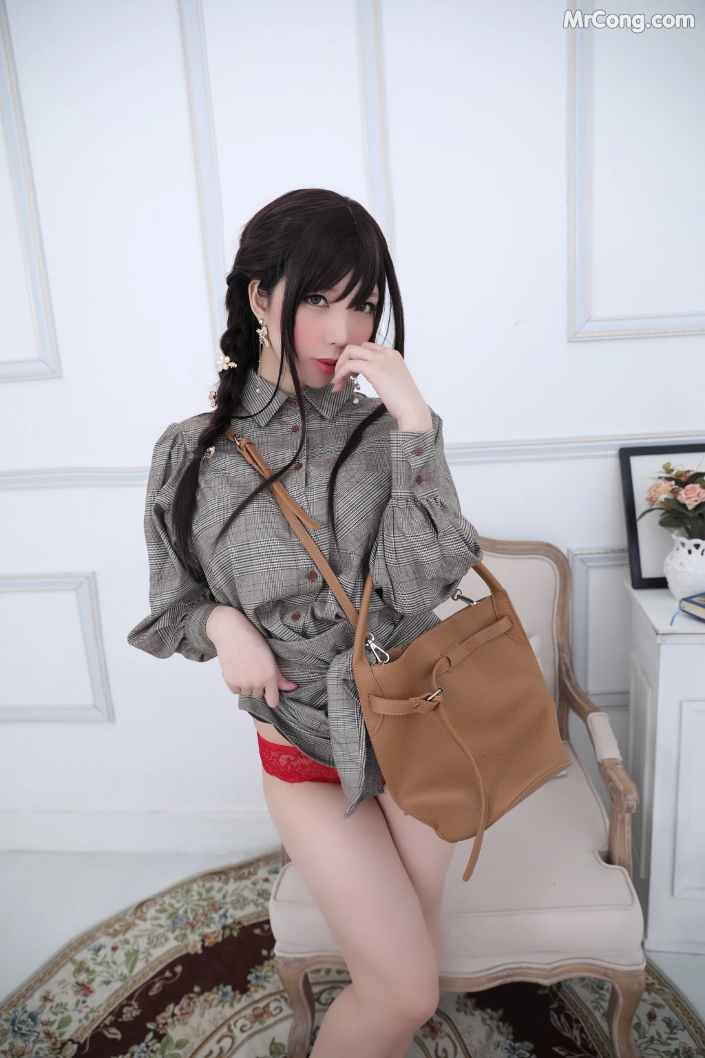 Coser@Kano Nozomi (鹿野希) Vol.04: 格子衬衫 (216 photos) – Page 16