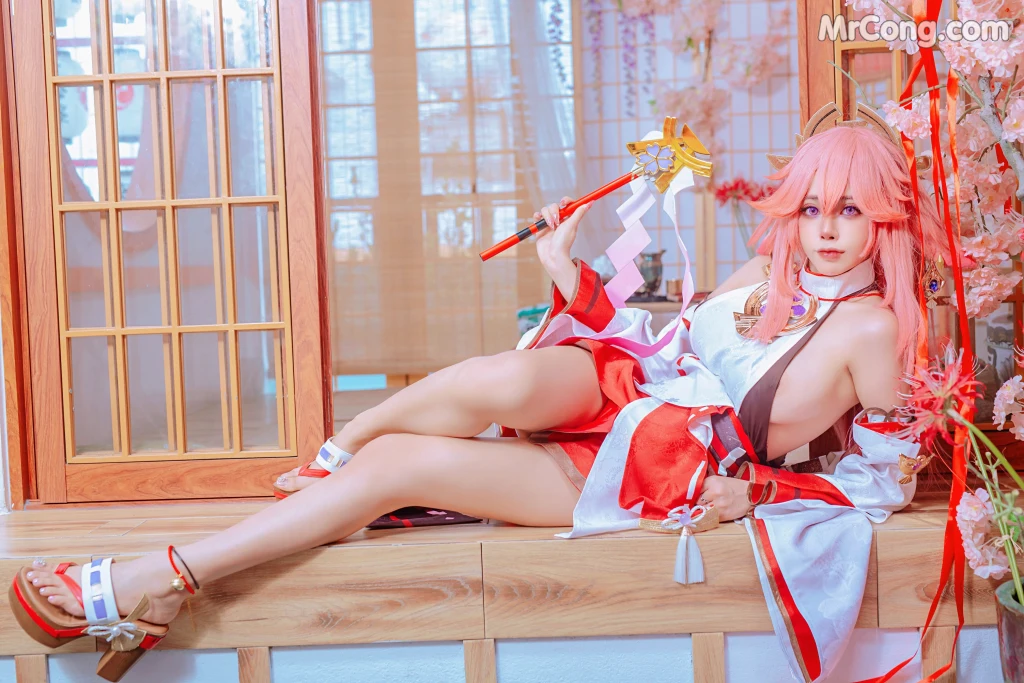 Coser@Byoru: Yae Miko x Raiden Shogun (95 photos) – Page 3