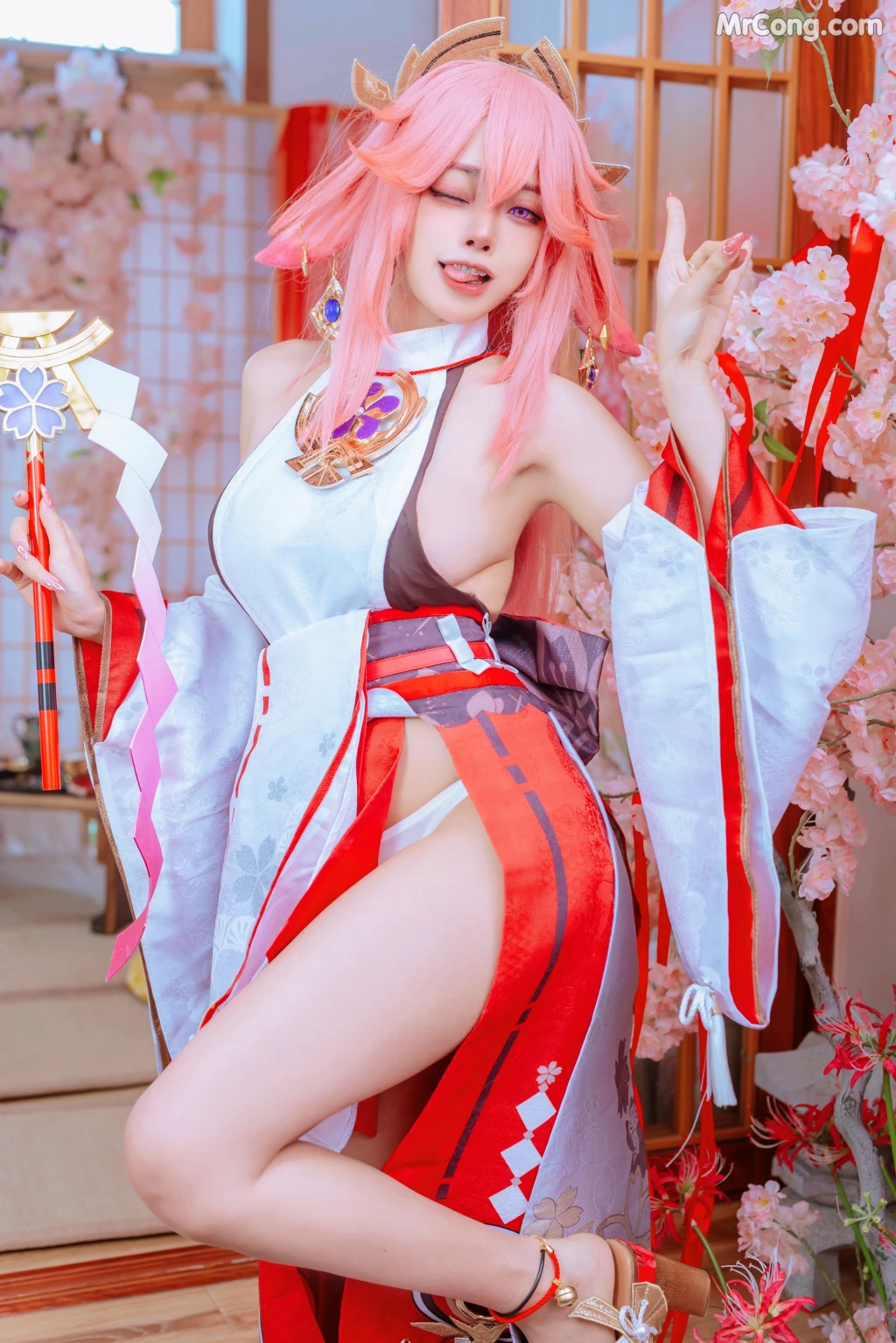 Coser@Byoru: Yae Miko x Raiden Shogun (95 photos) – Page 6