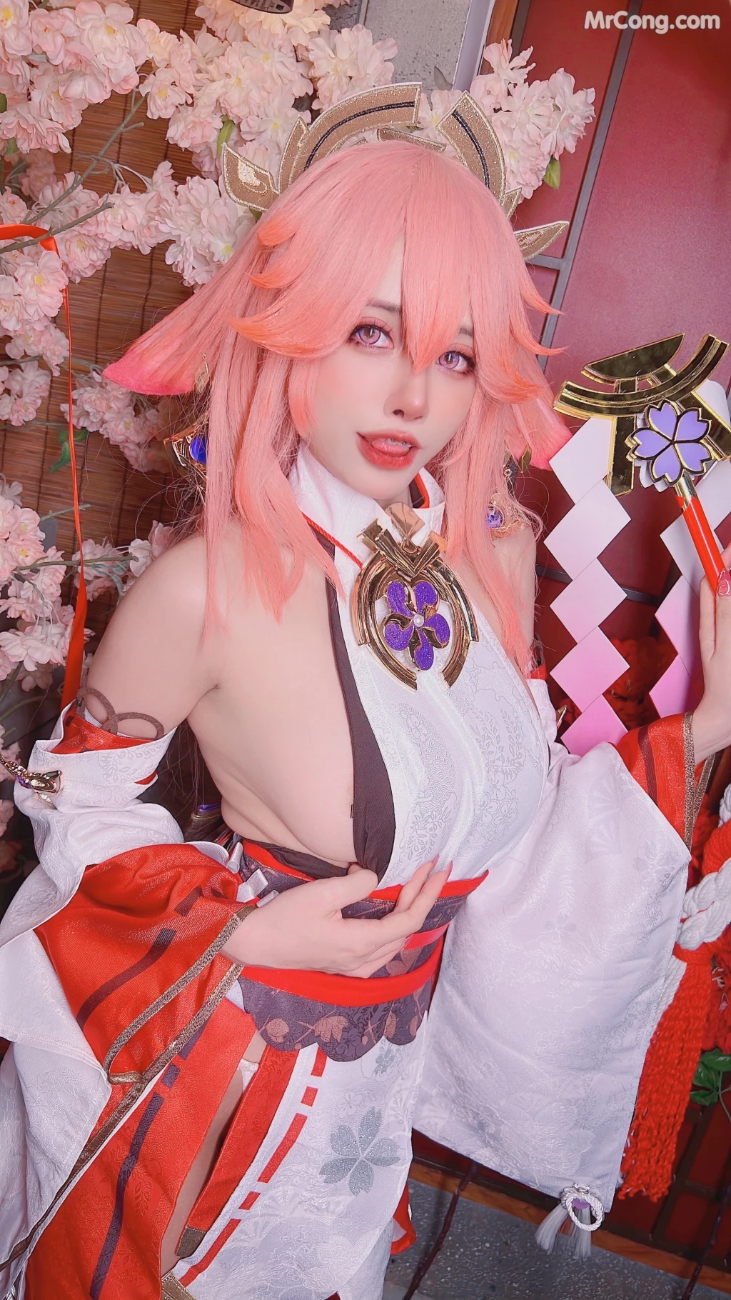 Coser@Byoru: Yae Miko x Raiden Shogun (95 photos) – Page 6