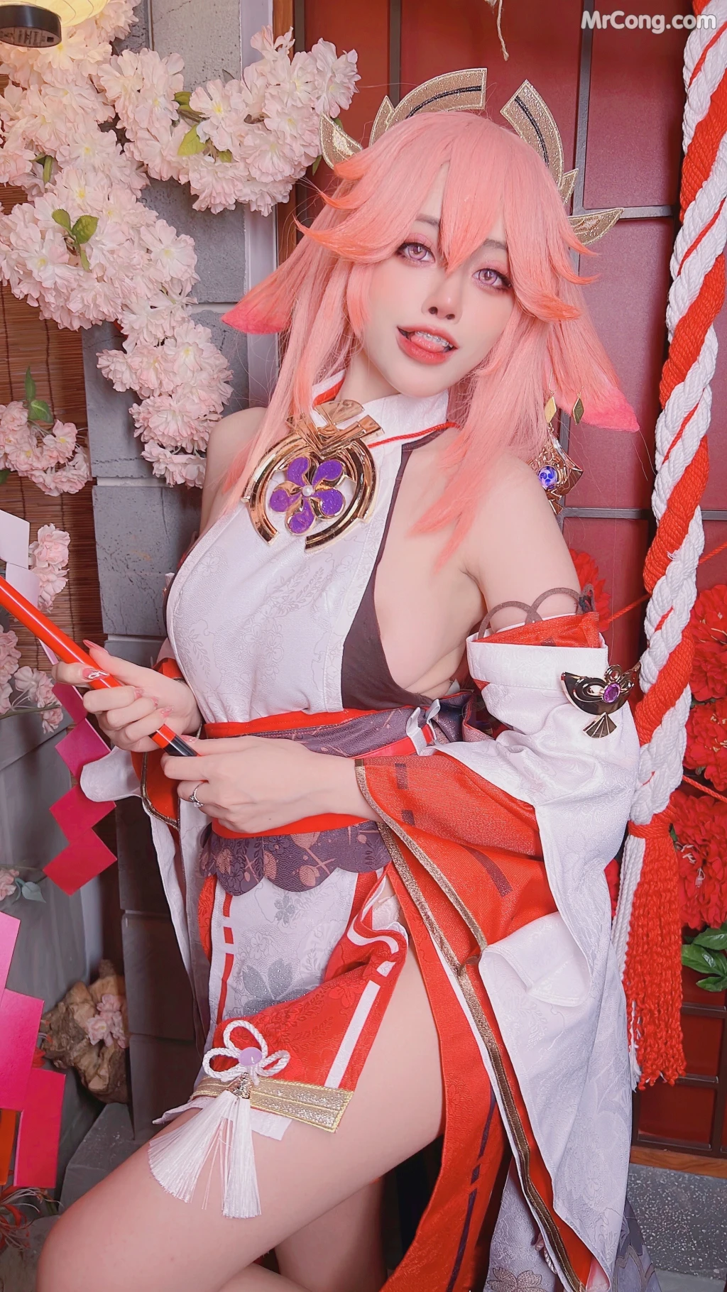 Coser@Byoru: Yae Miko x Raiden Shogun (95 photos) – Page 7