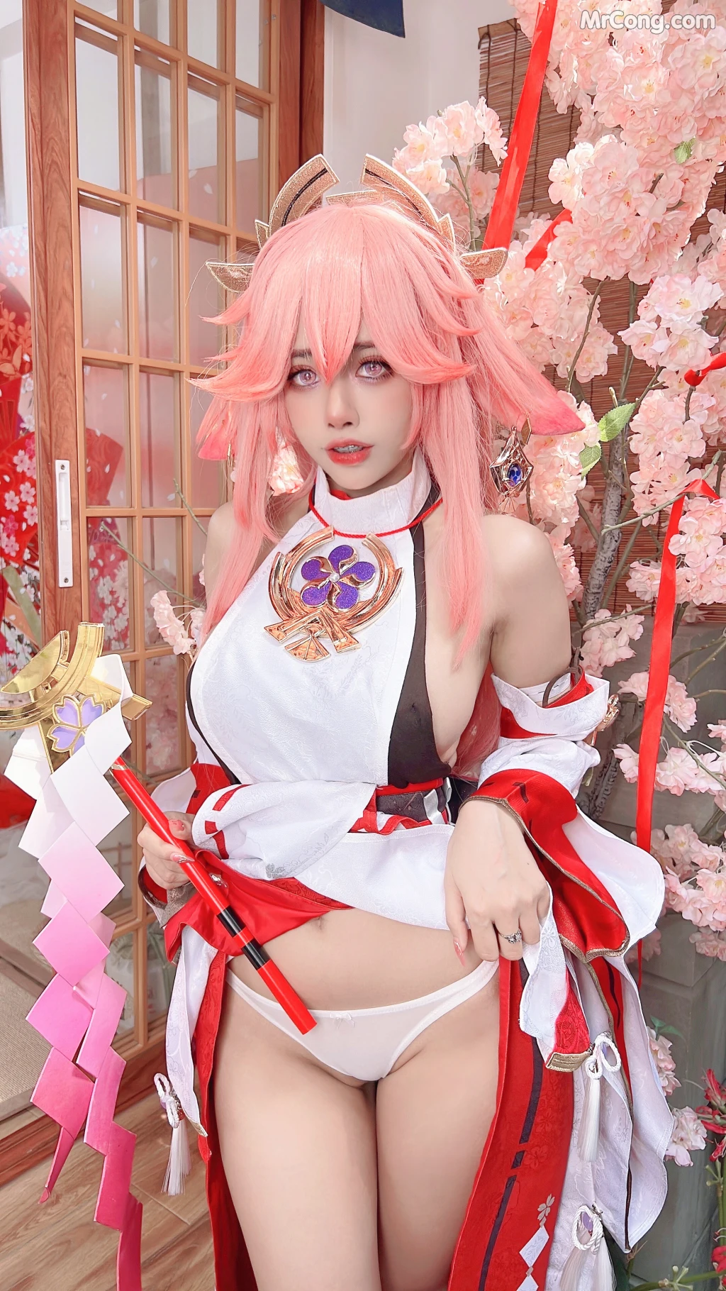 Coser@Byoru: Yae Miko x Raiden Shogun (95 photos) – Page 7