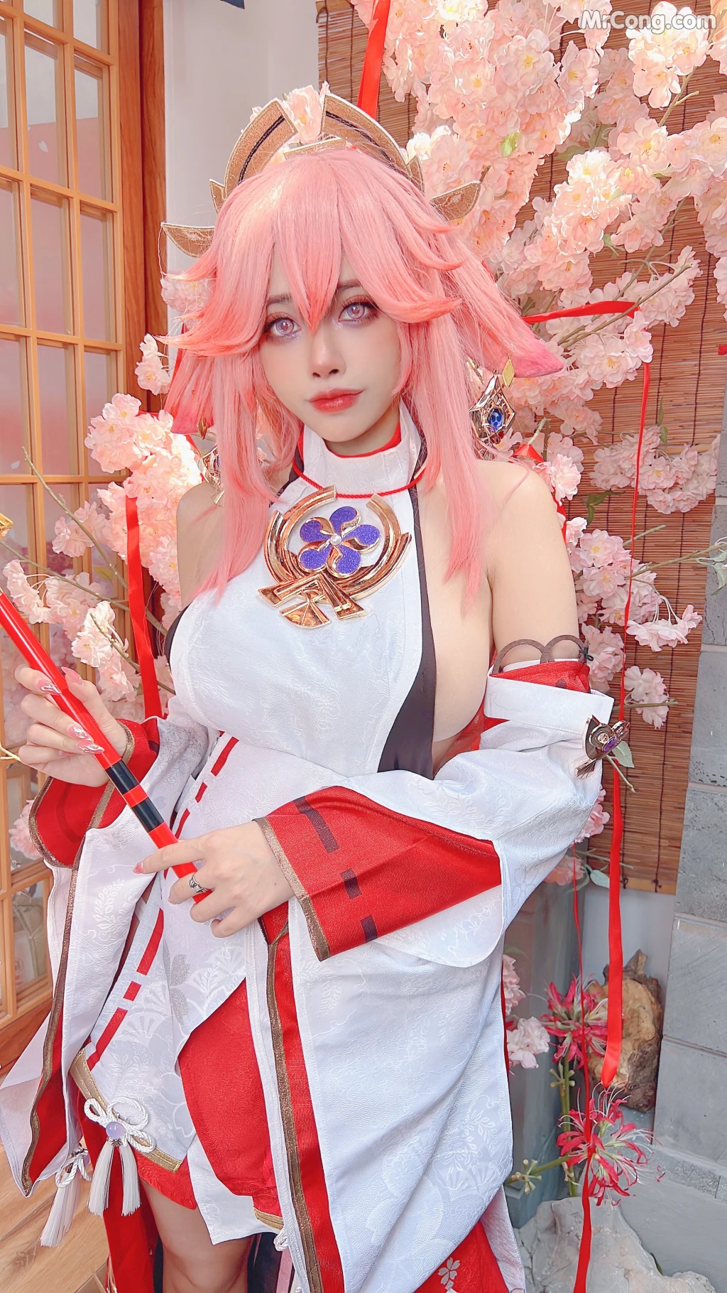 Coser@Byoru: Yae Miko x Raiden Shogun (95 photos) – Page 7