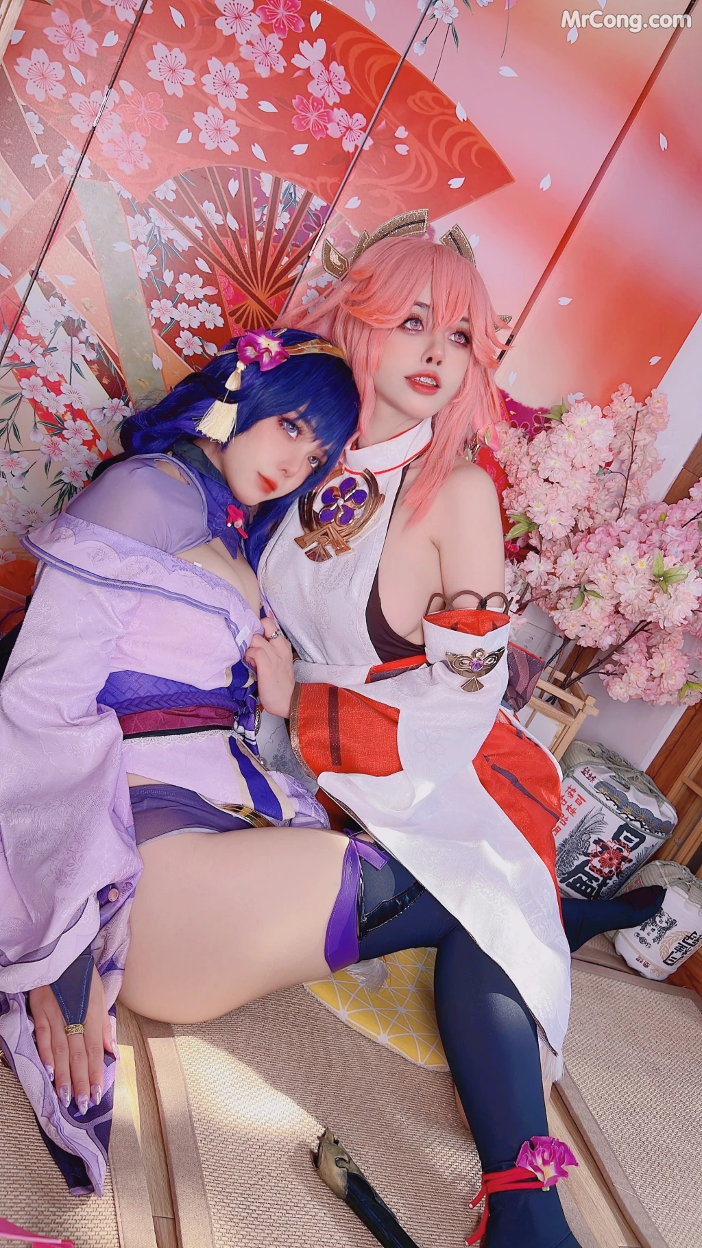 Coser@Byoru: Yae Miko x Raiden Shogun (95 photos) – Page 8