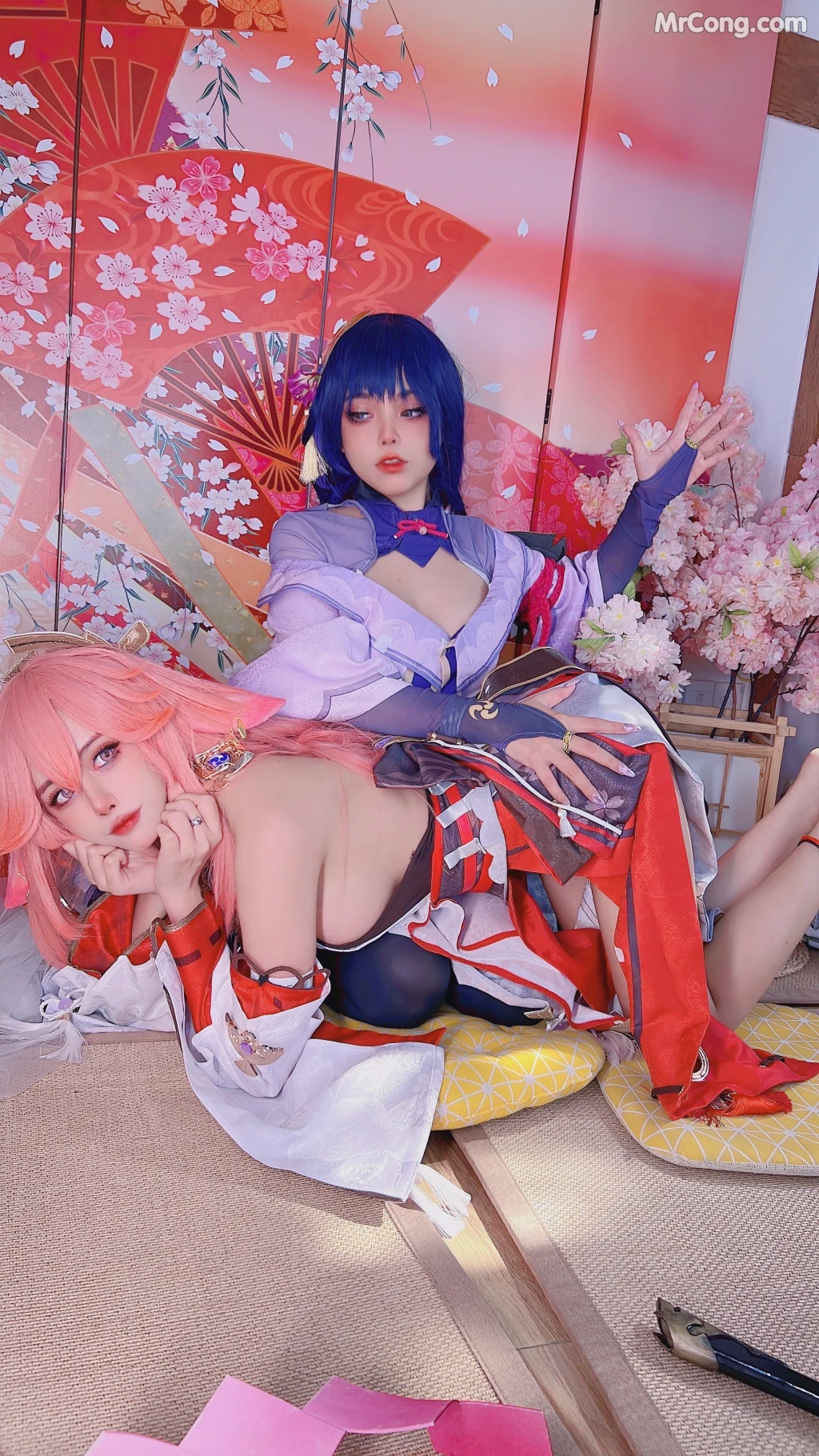 Coser@Byoru: Yae Miko x Raiden Shogun (95 photos) – Page 8