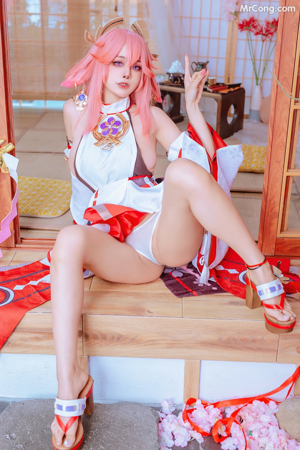 Coser@Byoru: Yae Miko x Raiden Shogun (95 photos) – Page 8
