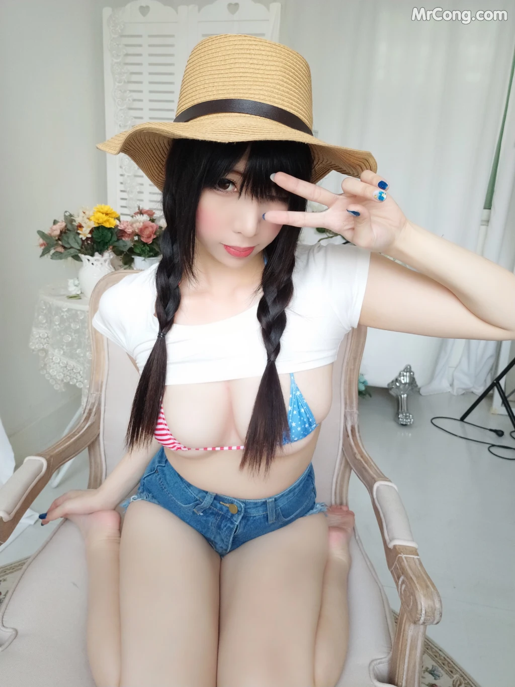 Coser@Kano Nozomi (鹿野希) Vol.05: 牛仔女郎 (85 photos + 4 videos)