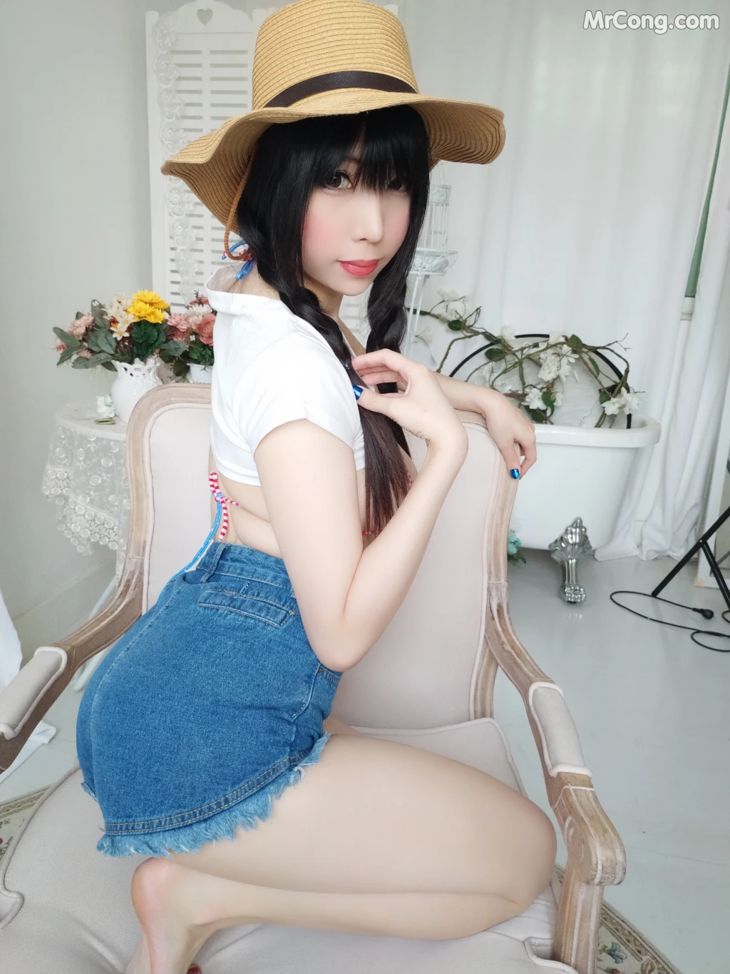 Coser@Kano Nozomi (鹿野希) Vol.05: 牛仔女郎 (85 photos + 4 videos) – Page 3