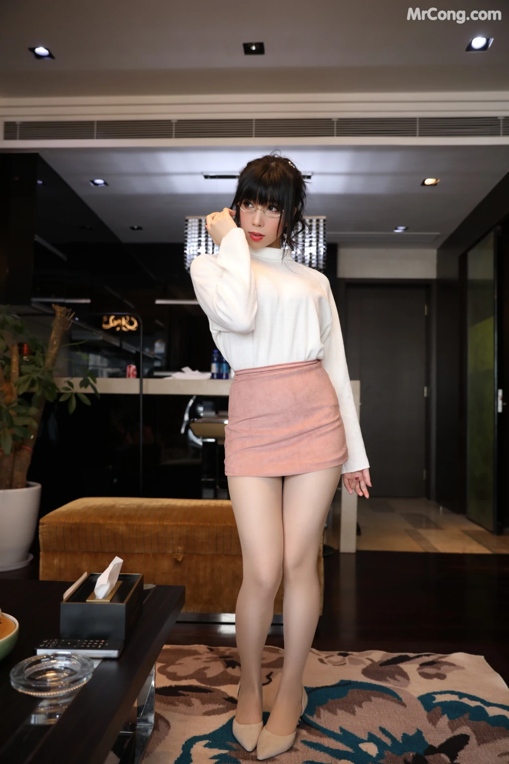 Coser@Kano Nozomi (鹿野希) Vol.06: 单马尾眼镜娘 (166 photos)