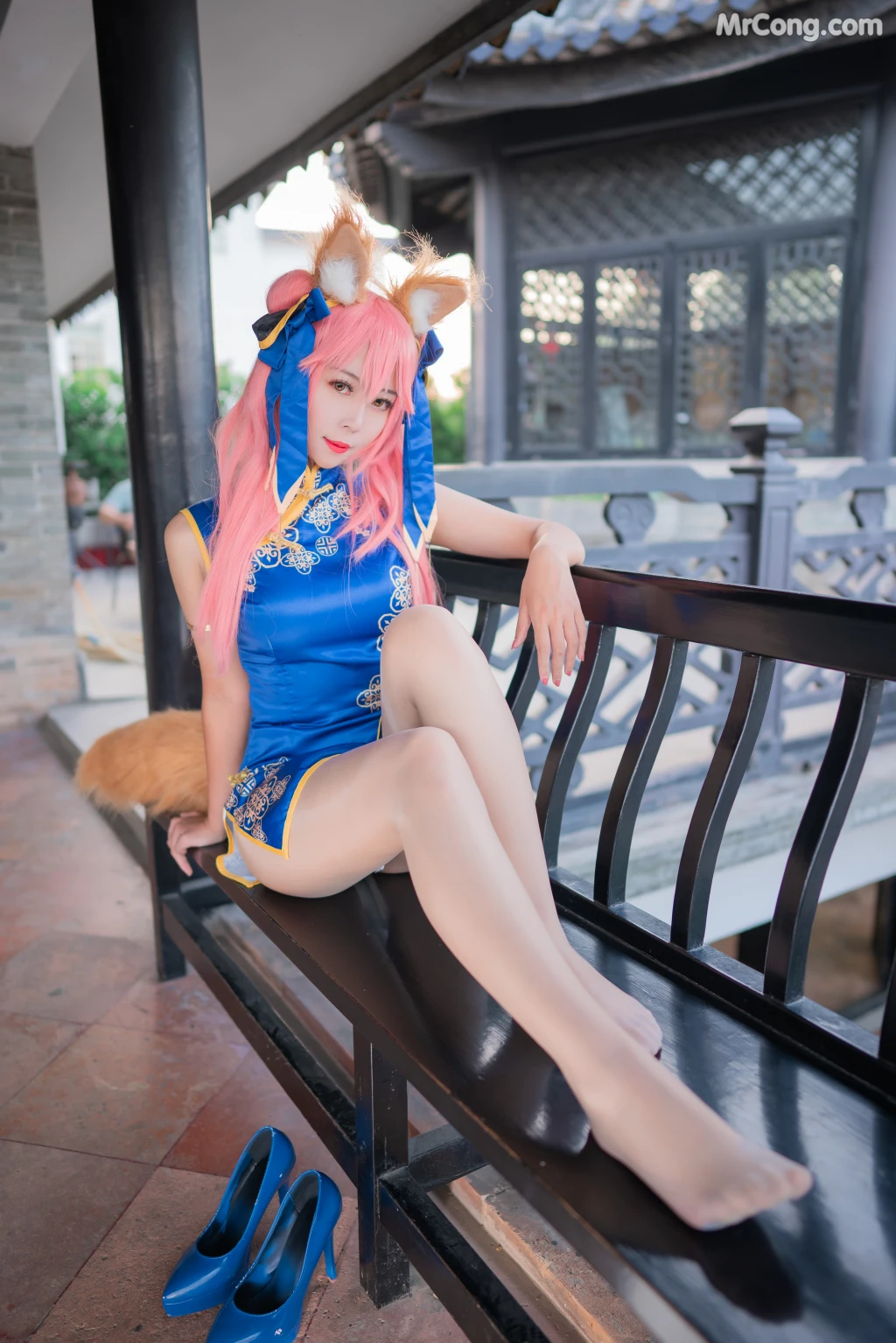 Coser@Money冷冷 No.004: 玉藻前旗袍 (17 photos)