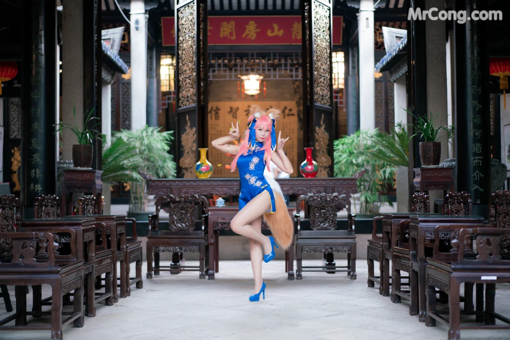 Coser@Money冷冷 No.004: 玉藻前旗袍 (17 photos) – Page 2