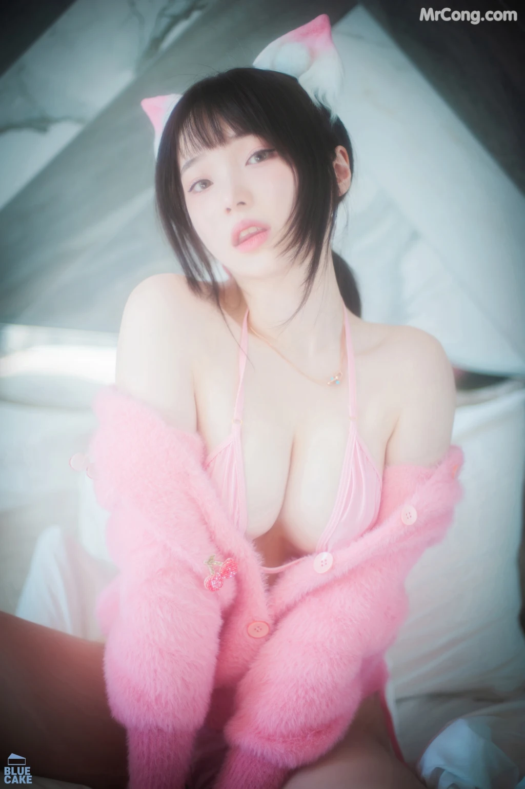 [BLUECAKE] Bambi (밤비): Naughty Cats Pink & Mint RED (145 photos) – Page 3