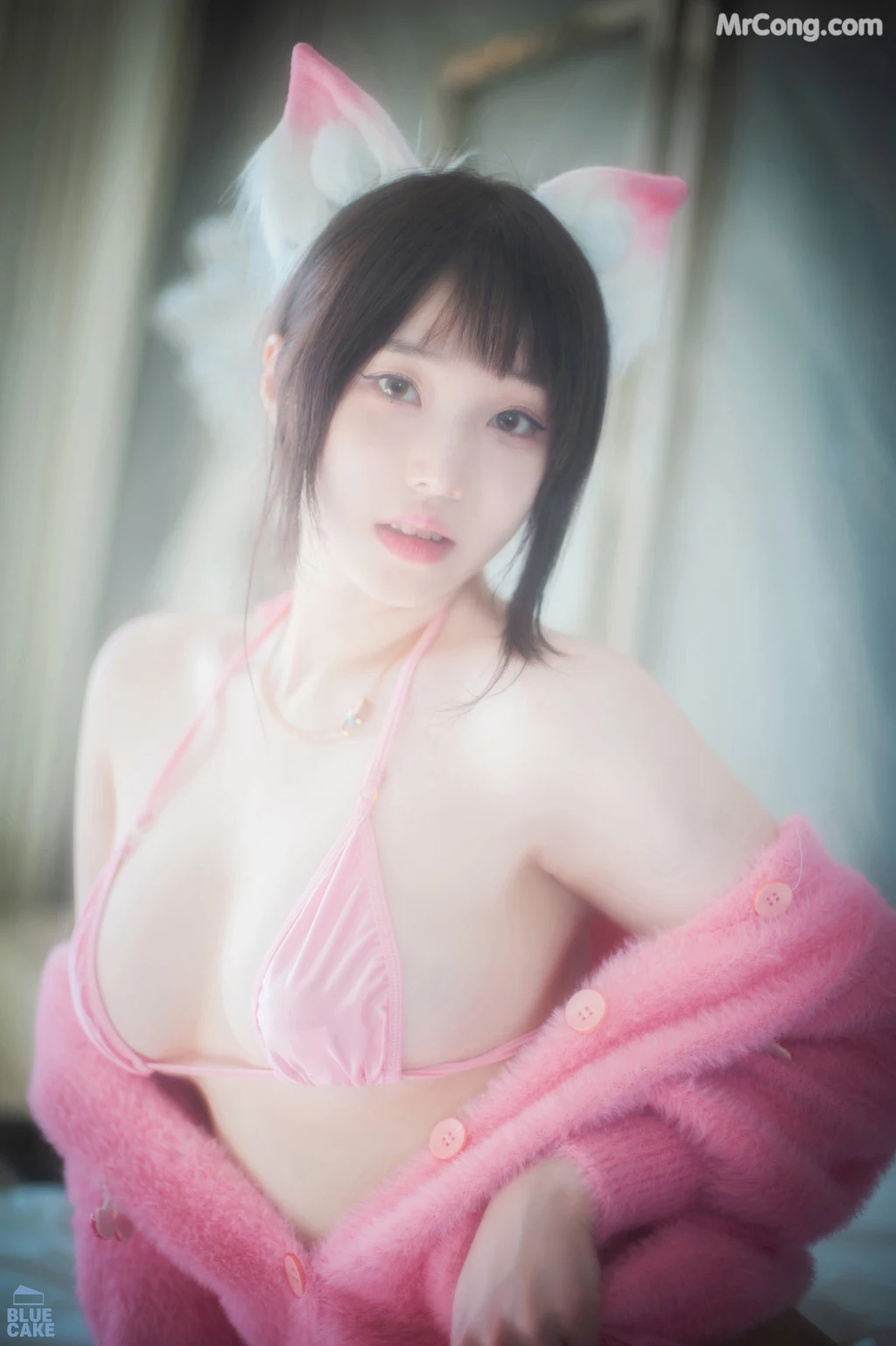 [BLUECAKE] Bambi (밤비): Naughty Cats Pink & Mint RED (145 photos) – Page 3
