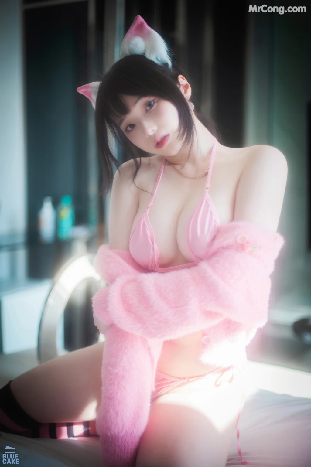 [BLUECAKE] Bambi (밤비): Naughty Cats Pink & Mint RED (145 photos) – Page 6