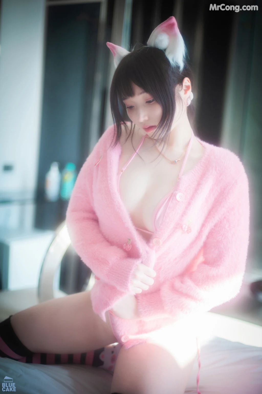 [BLUECAKE] Bambi (밤비): Naughty Cats Pink & Mint RED (145 photos) – Page 6