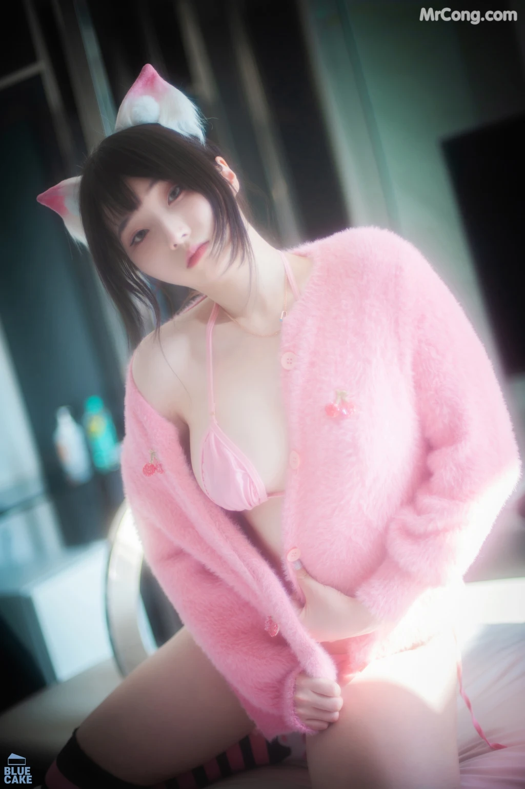 [BLUECAKE] Bambi (밤비): Naughty Cats Pink & Mint RED (145 photos) – Page 6