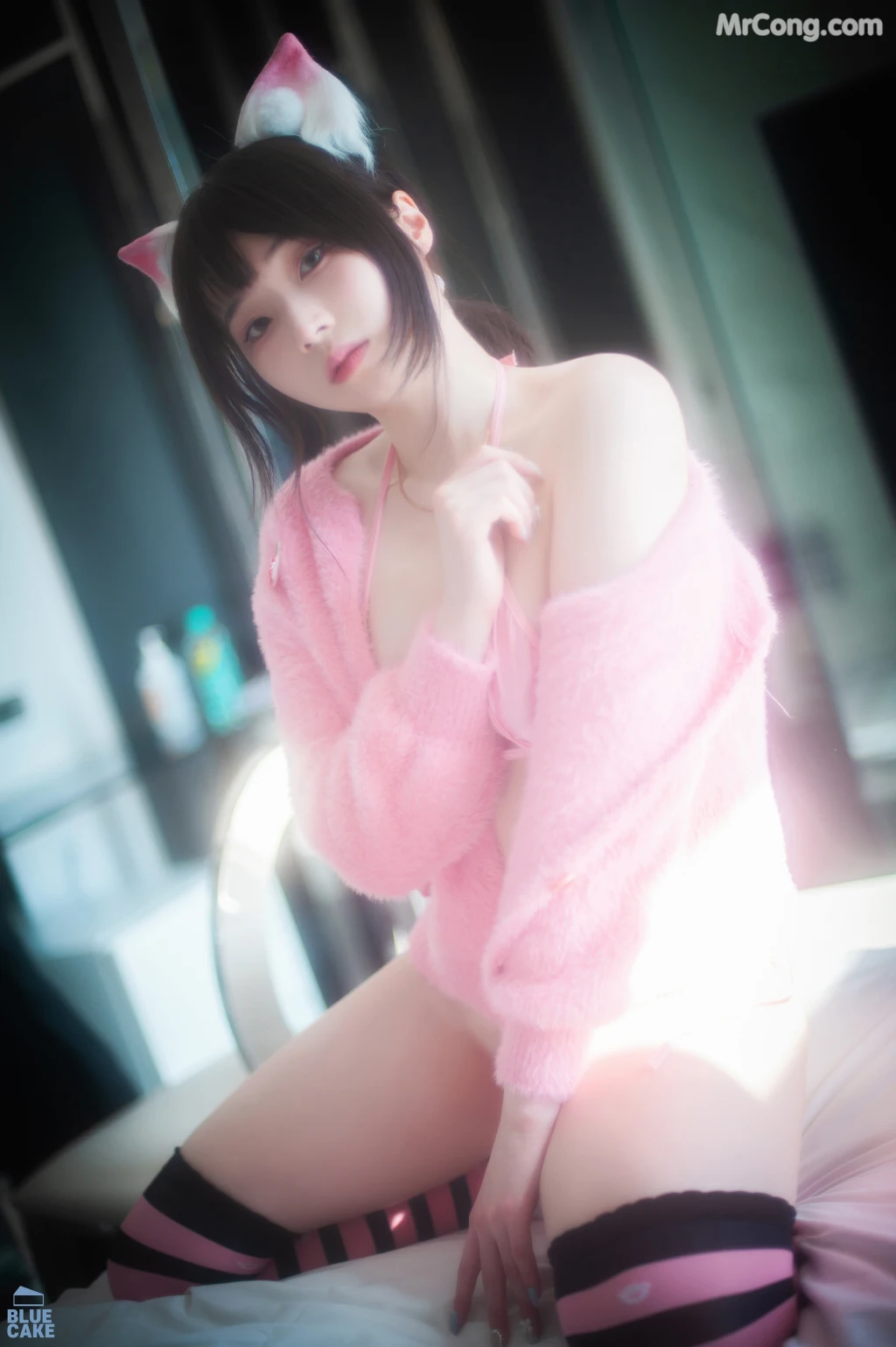 [BLUECAKE] Bambi (밤비): Naughty Cats Pink & Mint RED (145 photos) – Page 6