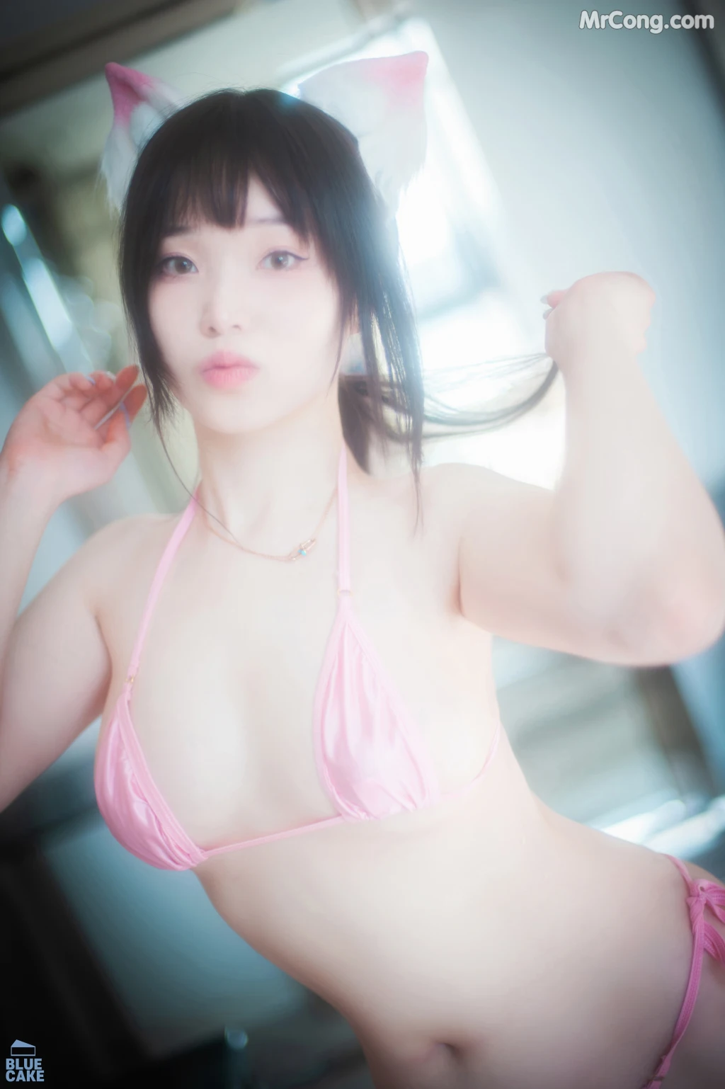 [BLUECAKE] Bambi (밤비): Naughty Cats Pink & Mint RED (145 photos) – Page 7