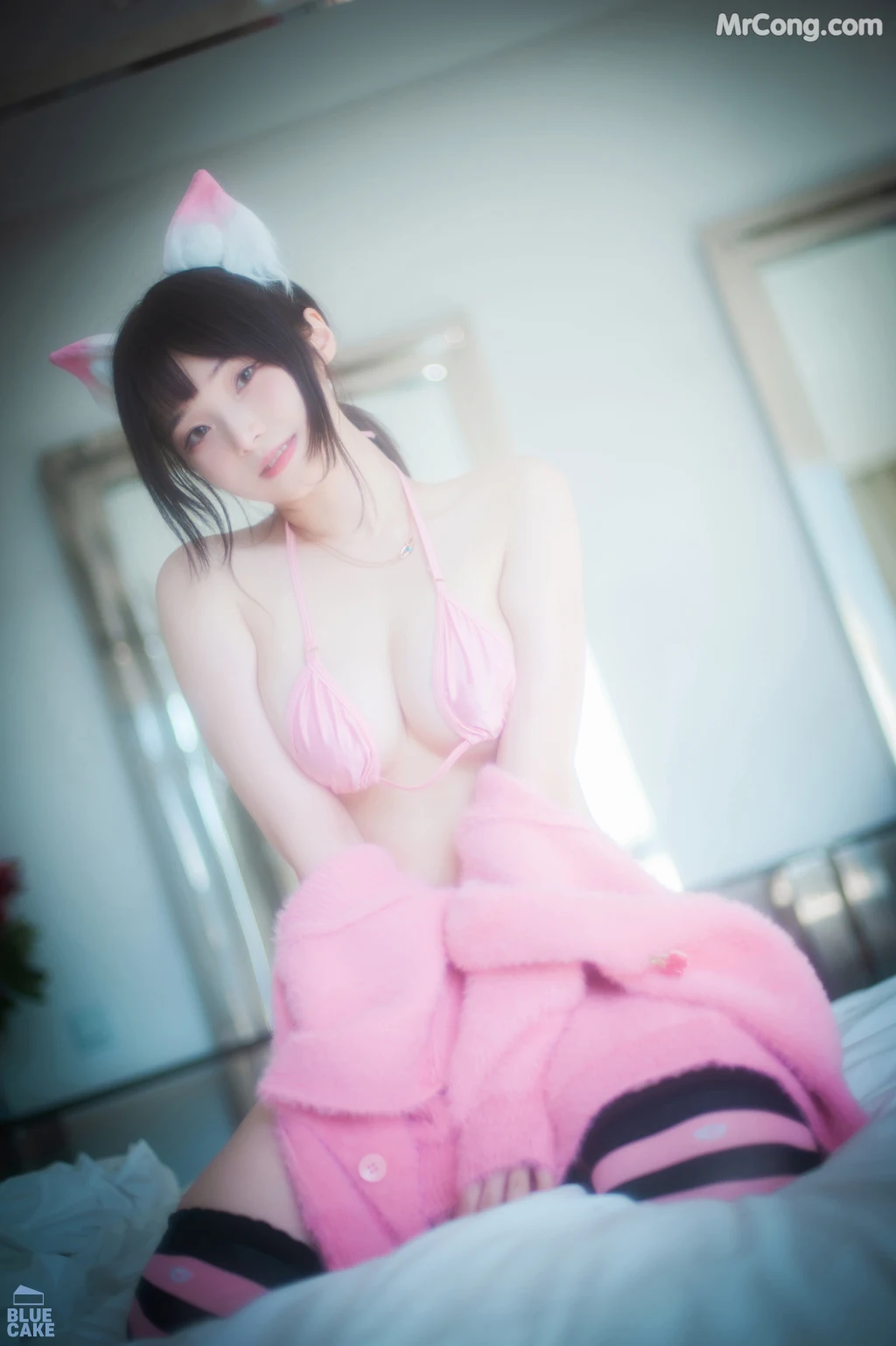 [BLUECAKE] Bambi (밤비): Naughty Cats Pink & Mint RED (145 photos) – Page 8