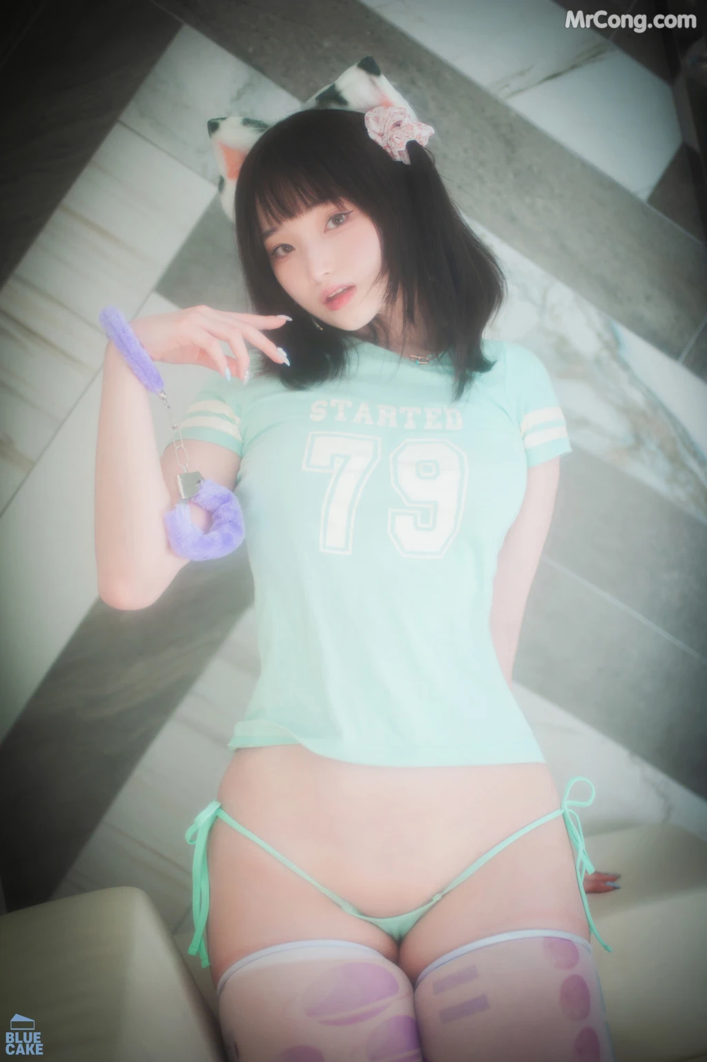[BLUECAKE] Bambi (밤비): Naughty Cats Pink & Mint RED (145 photos) – Page 9