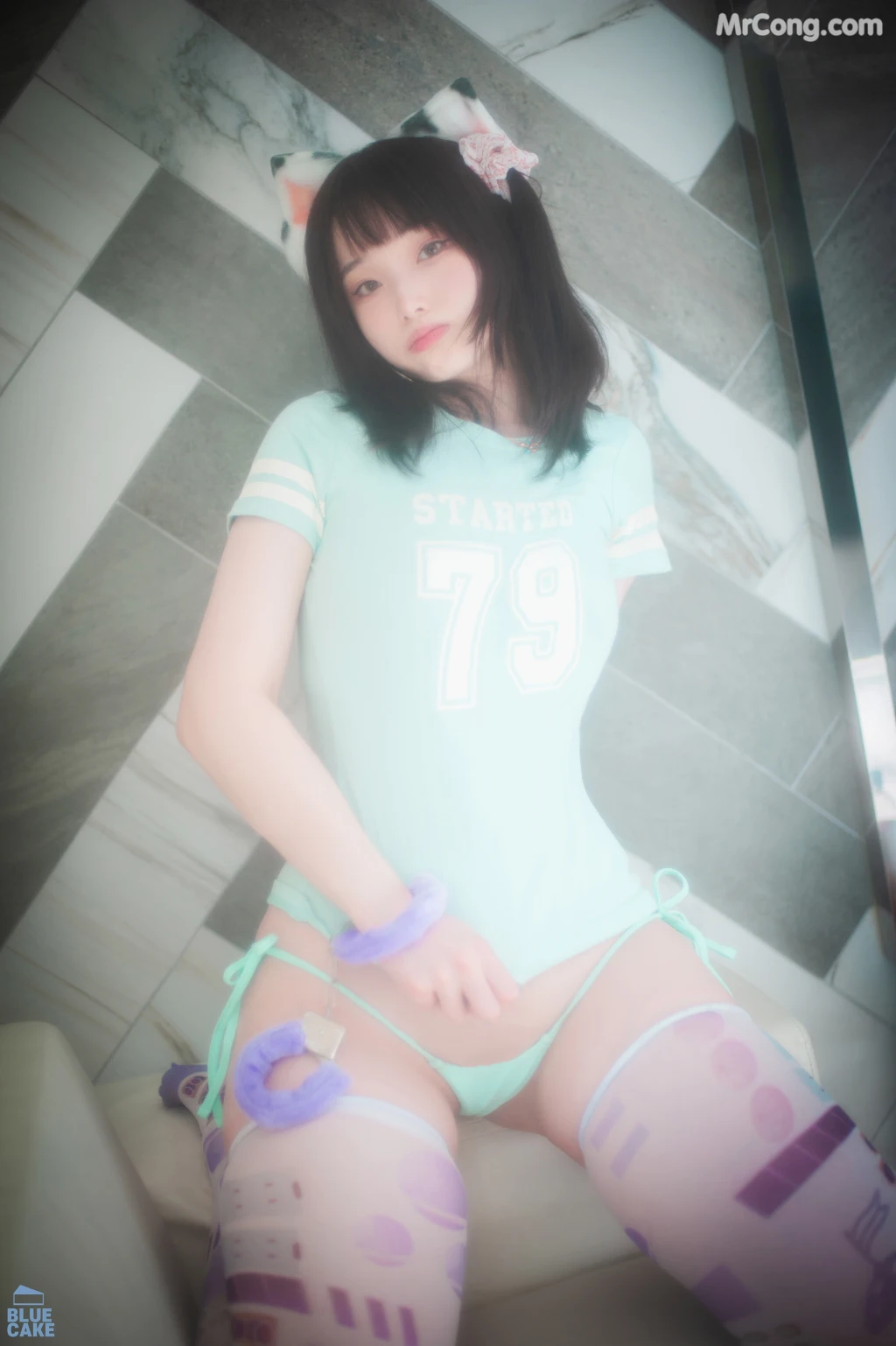 [BLUECAKE] Bambi (밤비): Naughty Cats Pink & Mint RED (145 photos) – Page 9