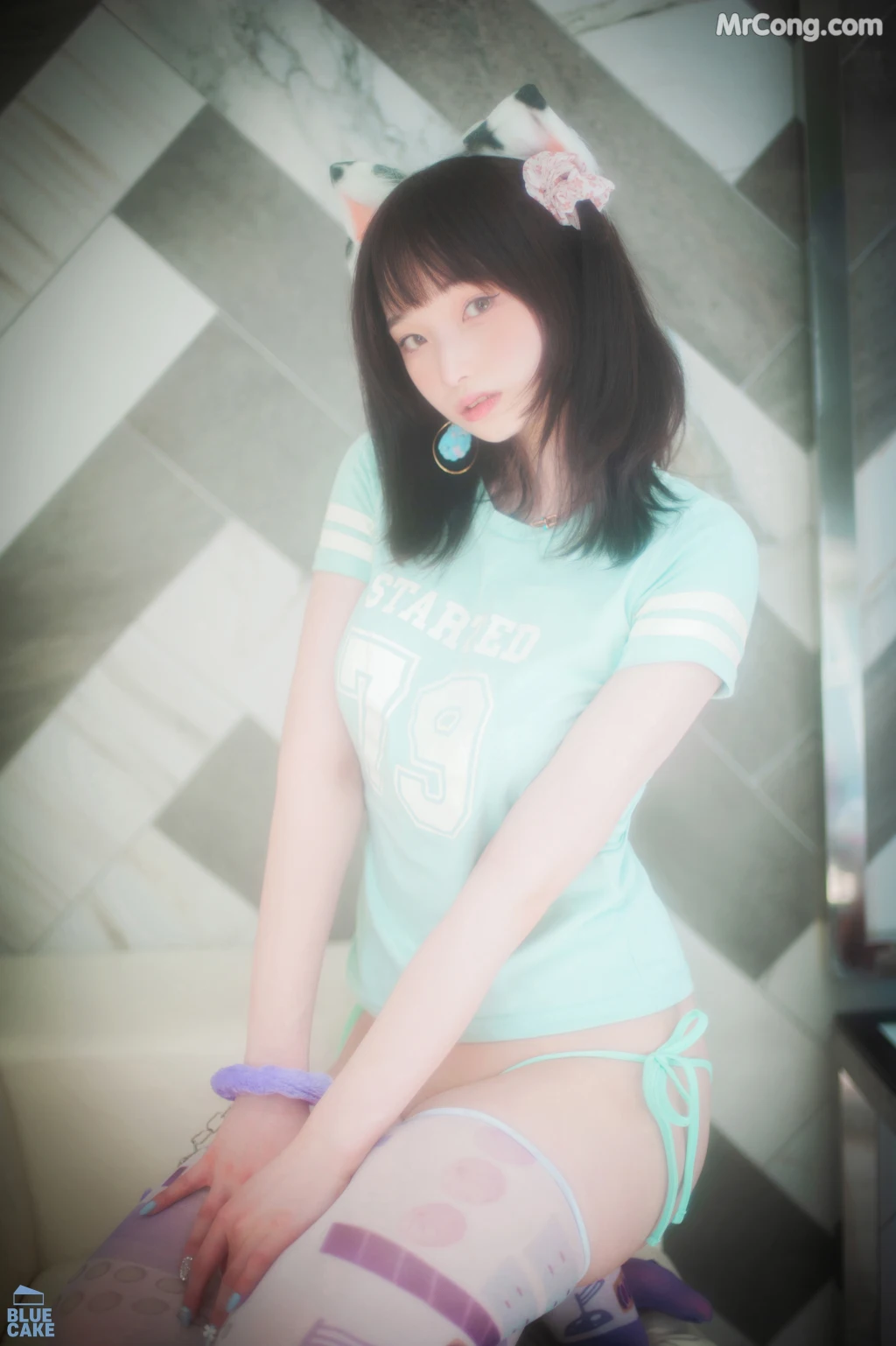 [BLUECAKE] Bambi (밤비): Naughty Cats Pink & Mint RED (145 photos) – Page 10