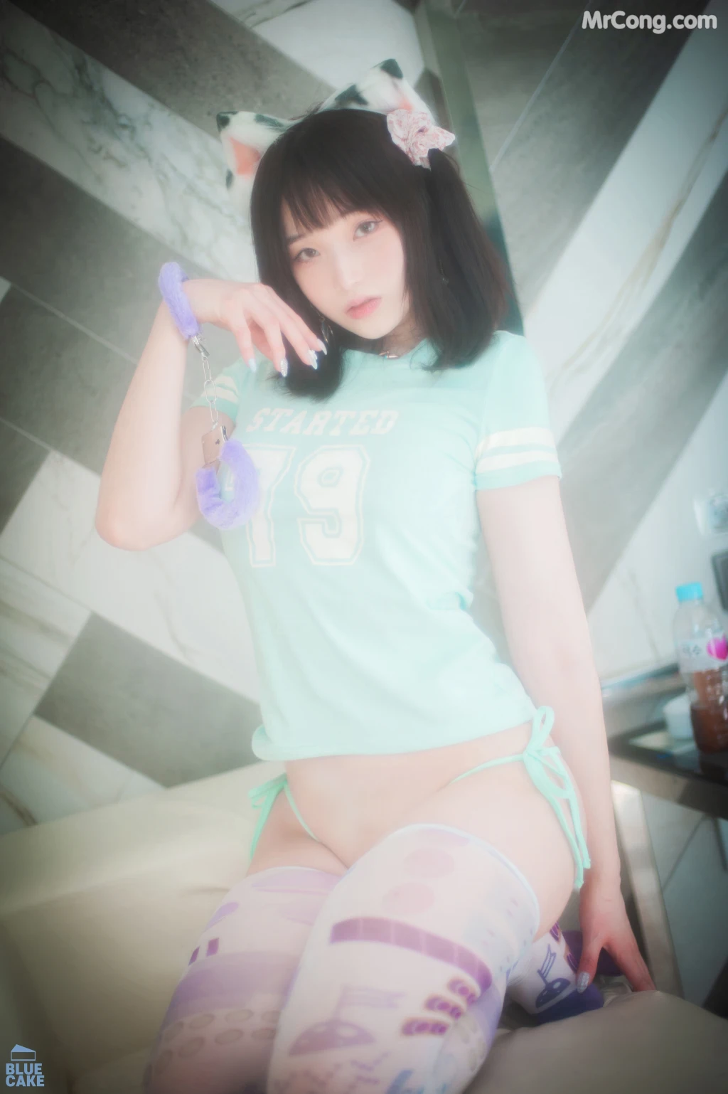 [BLUECAKE] Bambi (밤비): Naughty Cats Pink & Mint RED (145 photos) – Page 10