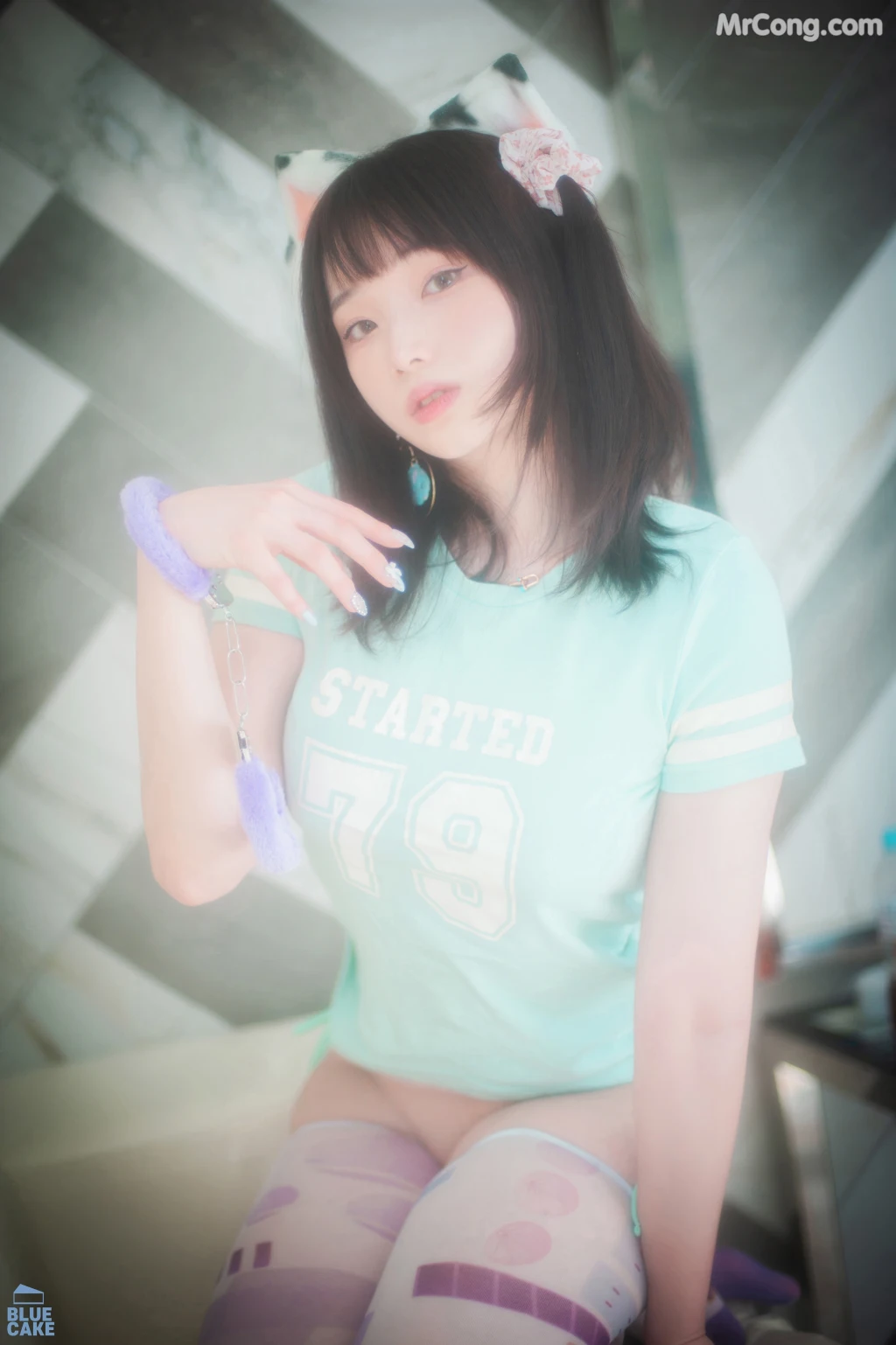 [BLUECAKE] Bambi (밤비): Naughty Cats Pink & Mint RED (145 photos) – Page 10