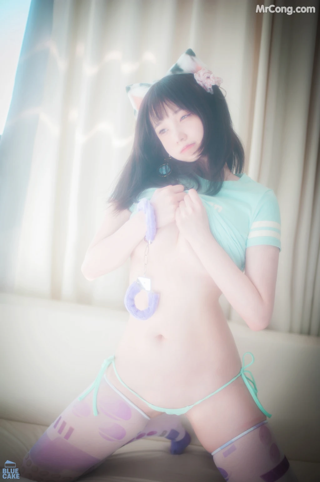 [BLUECAKE] Bambi (밤비): Naughty Cats Pink & Mint RED (145 photos) – Page 13