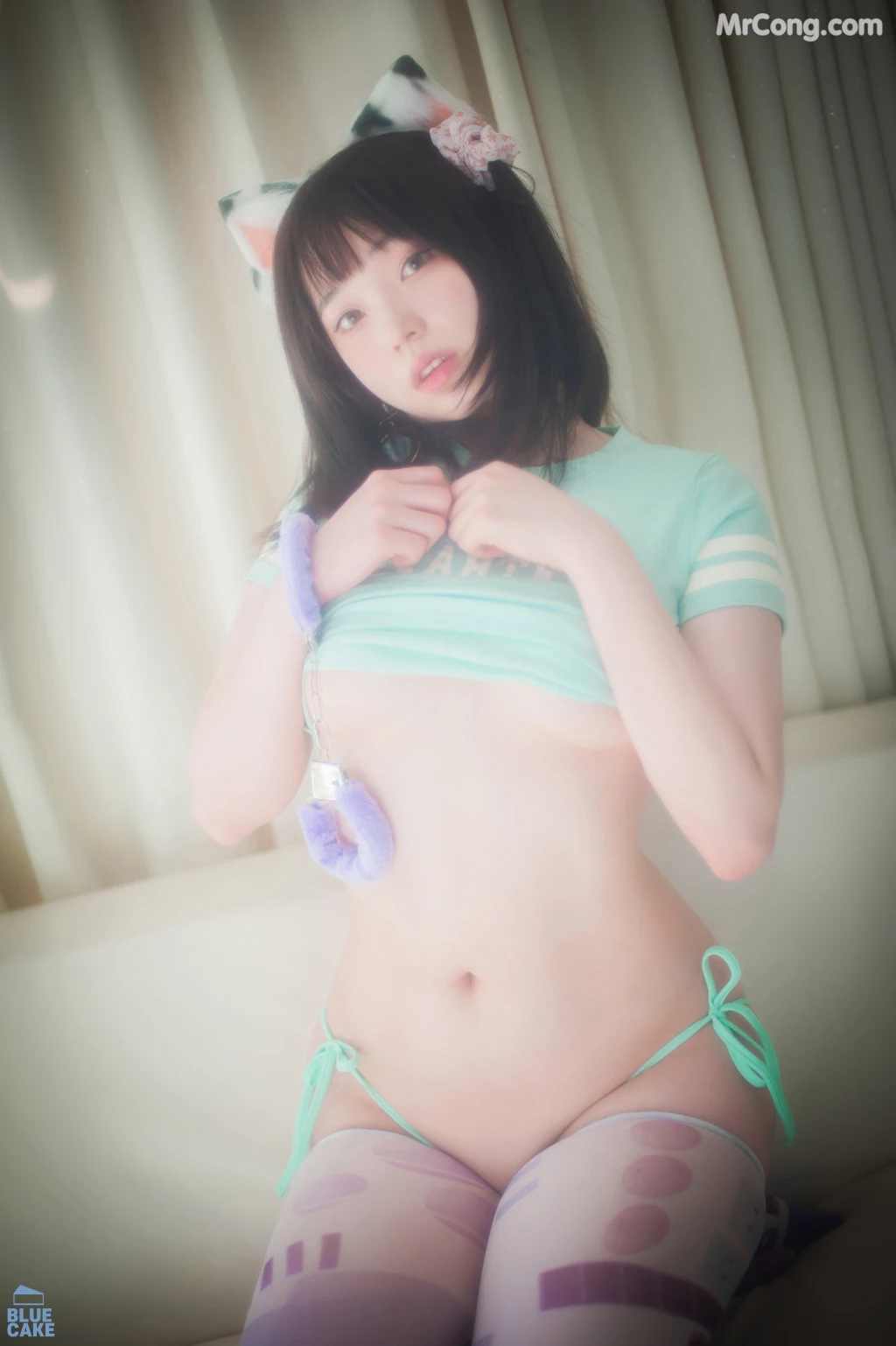 [BLUECAKE] Bambi (밤비): Naughty Cats Pink & Mint RED (145 photos) – Page 13