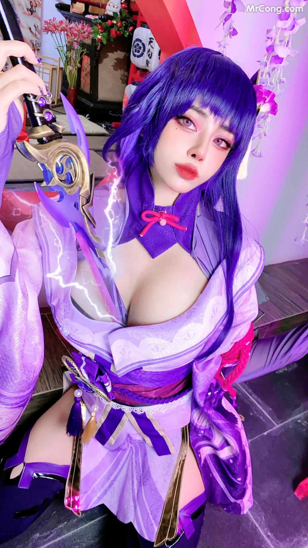 Coser@Byoru: Raiden Shogun (73 photos + 4 videos)