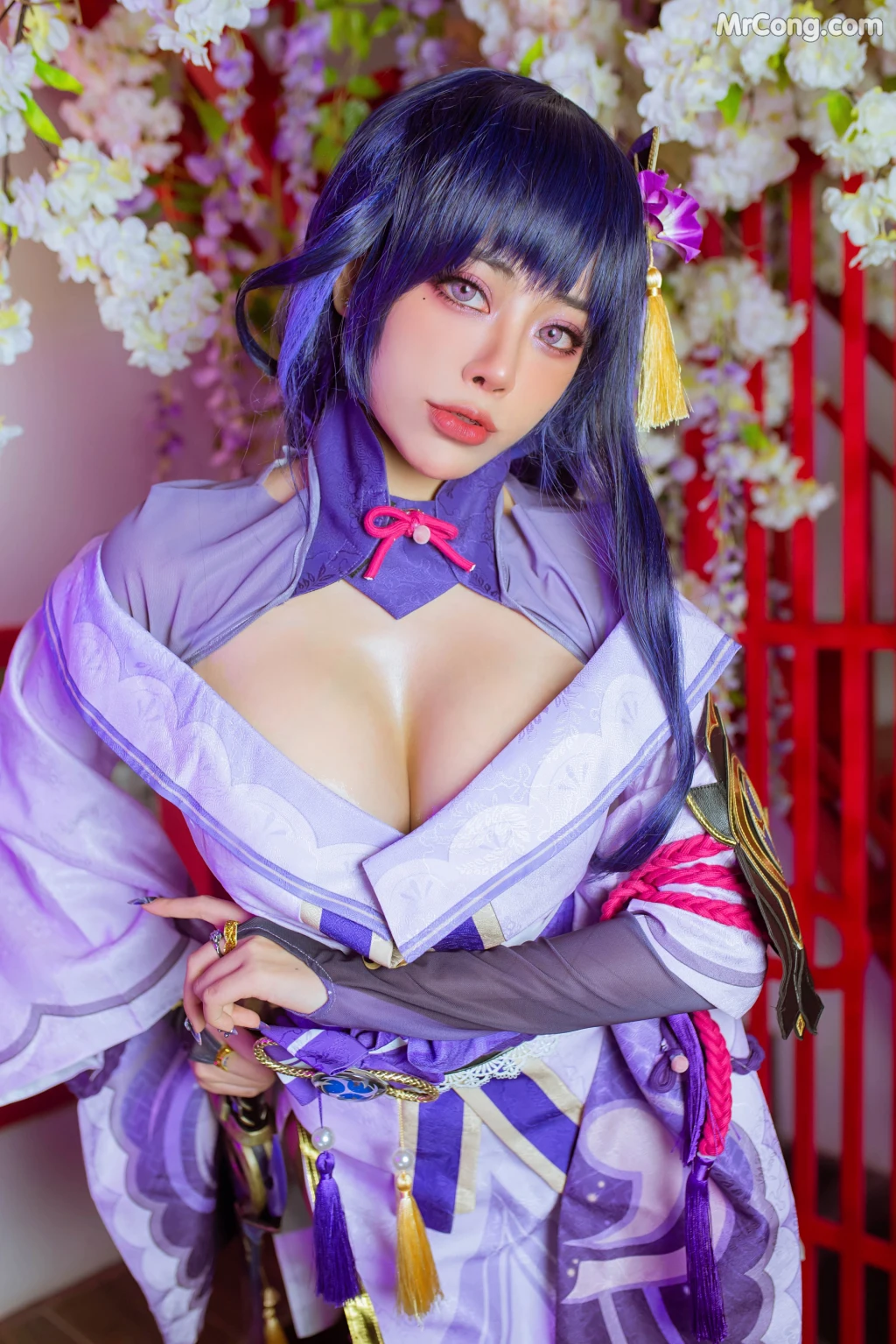 Coser@Byoru: Raiden Shogun (73 photos + 4 videos)