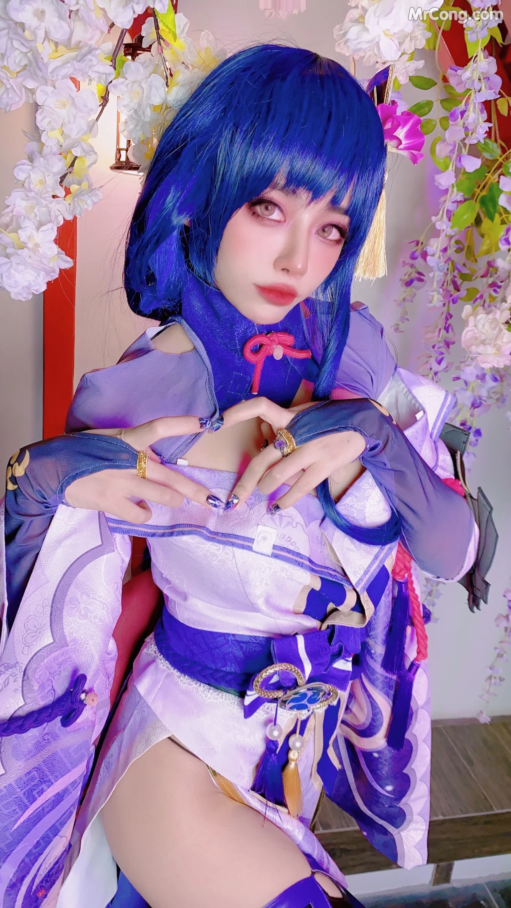 Coser@Byoru: Raiden Shogun (73 photos + 4 videos)
