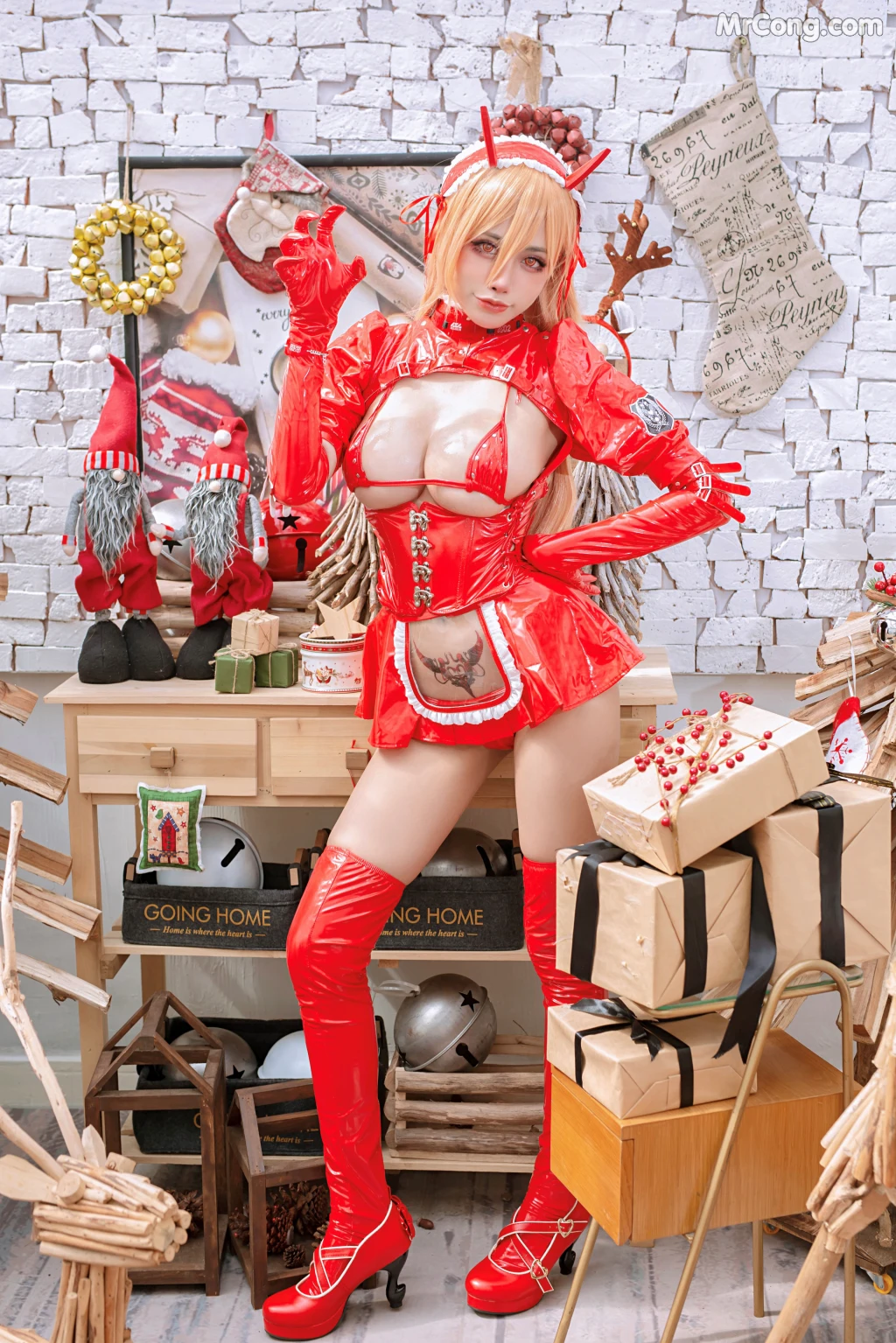Coser@Byoru: Powa Christmas (52 photos + 1 video)