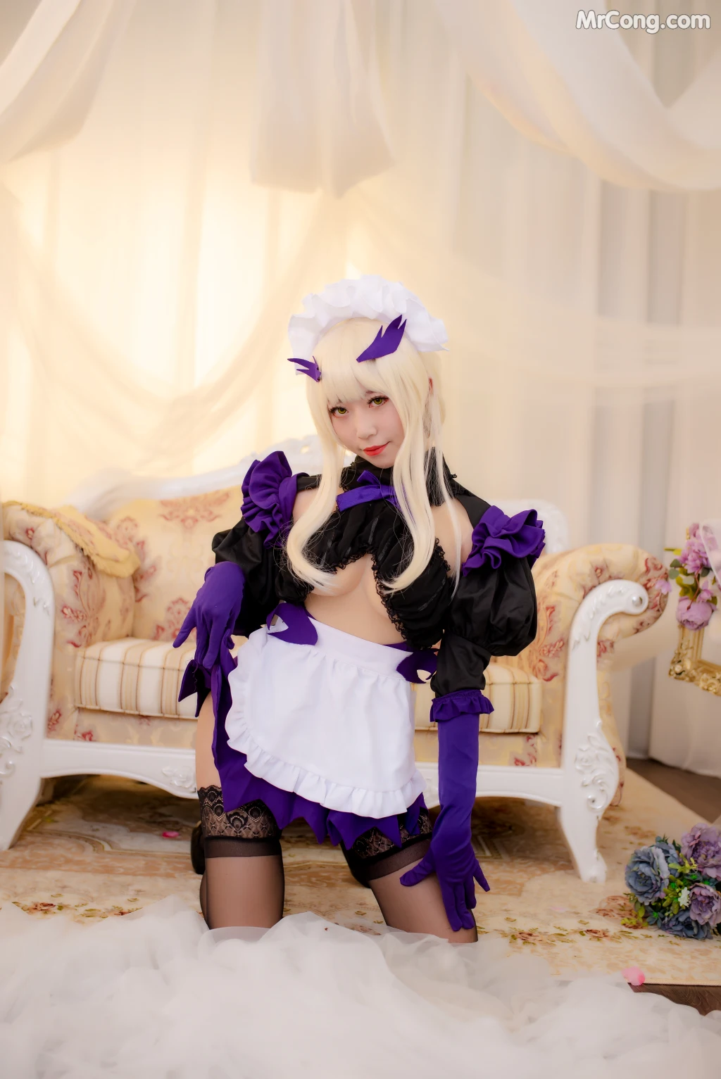 Coser@Money冷冷 No.008: 黑枪呆女仆 (17 photos)