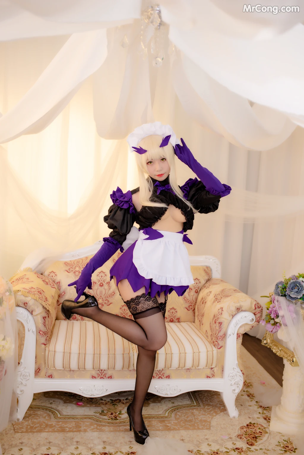 Coser@Money冷冷 No.008: 黑枪呆女仆 (17 photos)