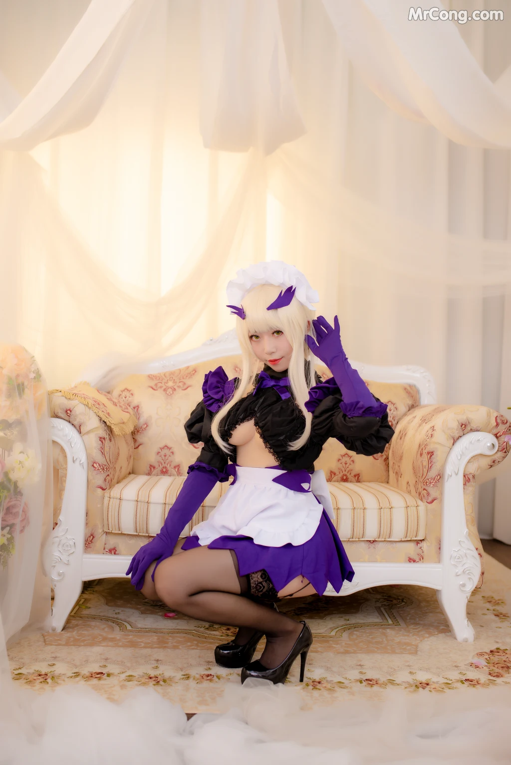 Coser@Money冷冷 No.008: 黑枪呆女仆 (17 photos) – Page 2