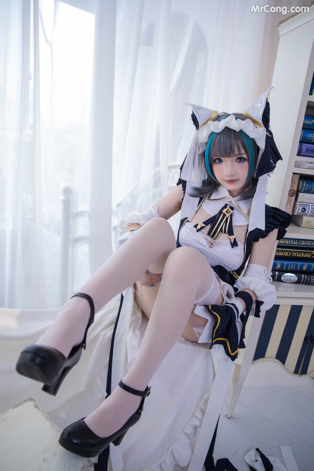 Coser@雪晴Astra (雪晴嘟嘟) Vol.037: Azure Lane 柴郡 (18 photos)