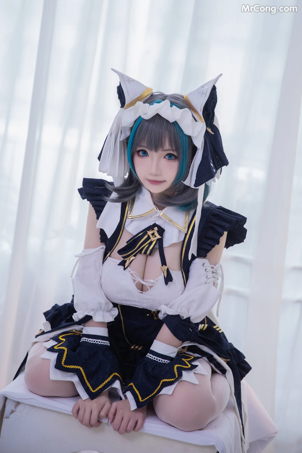 Coser@雪晴Astra (雪晴嘟嘟) Vol.037: Azure Lane 柴郡 (18 photos)